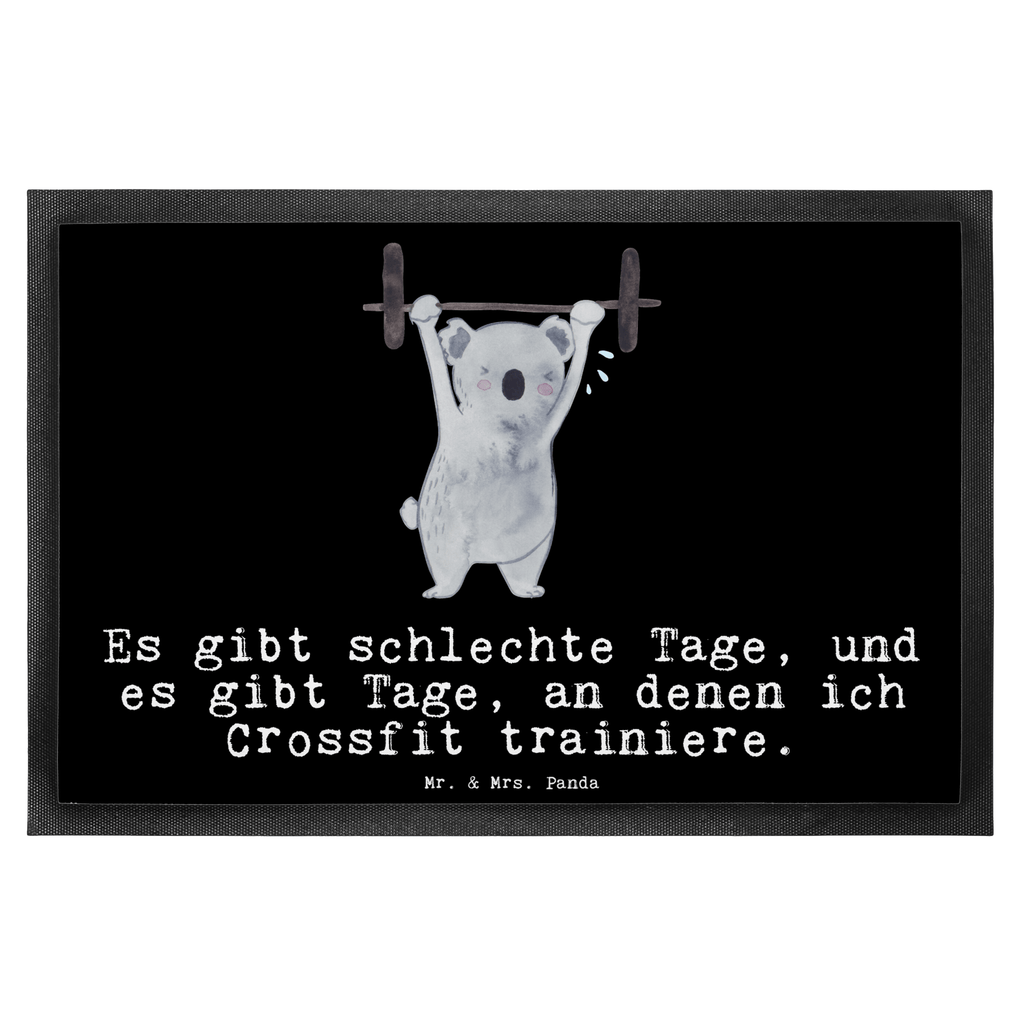 Fußmatte Koala Crossfit Tage Crossfit, Wettkampfsport, Sportschule Türvorleger, Schmutzmatte, Fußabtreter, Matte, Schmutzfänger, Fußabstreifer, Schmutzfangmatte, Türmatte, Motivfußmatte,  Haustürmatte, Vorleger  Geschenk, Sport, Sportart, Hobby, Schenken, Danke, Dankeschön, Auszeichnung, Gewinn, Sportler