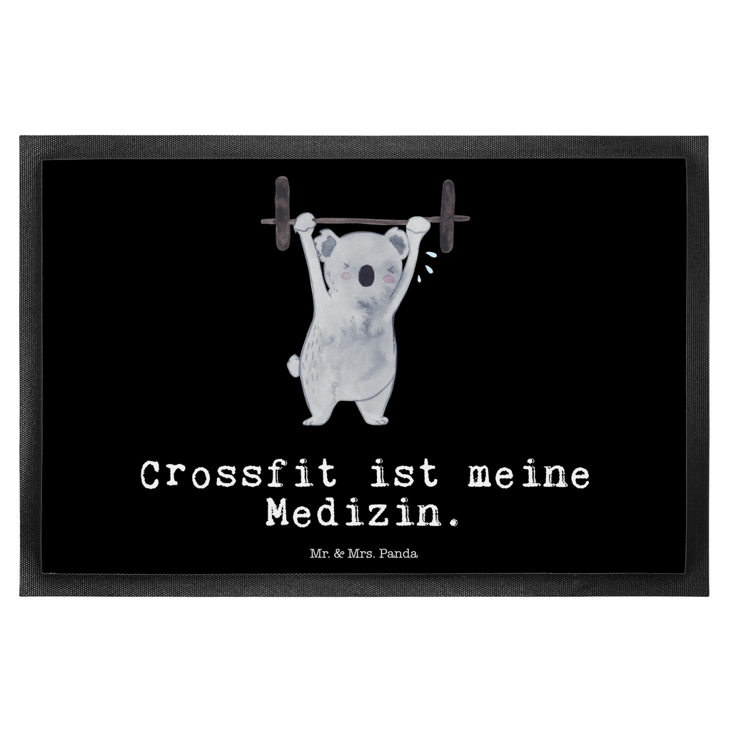 Fußmatte Koala Crossfit Medizin Crossfit, Wettkampfsport, Sportschule Türvorleger, Schmutzmatte, Fußabtreter, Matte, Schmutzfänger, Fußabstreifer, Schmutzfangmatte, Türmatte, Motivfußmatte,  Haustürmatte, Vorleger  Geschenk, Sport, Sportart, Hobby, Schenken, Danke, Dankeschön, Auszeichnung, Gewinn, Sportler