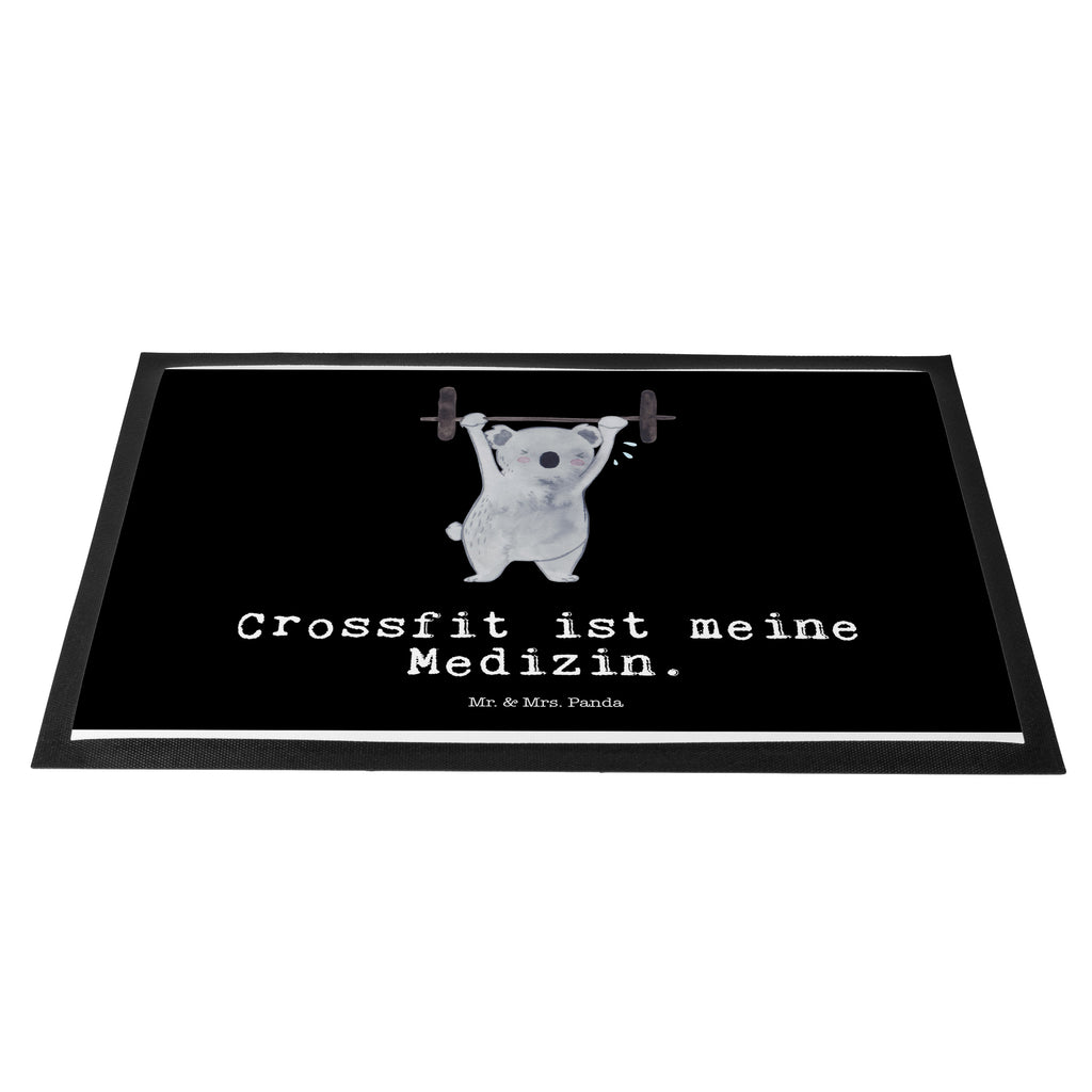 Fußmatte Koala Crossfit Medizin Crossfit, Wettkampfsport, Sportschule Türvorleger, Schmutzmatte, Fußabtreter, Matte, Schmutzfänger, Fußabstreifer, Schmutzfangmatte, Türmatte, Motivfußmatte,  Haustürmatte, Vorleger  Geschenk, Sport, Sportart, Hobby, Schenken, Danke, Dankeschön, Auszeichnung, Gewinn, Sportler