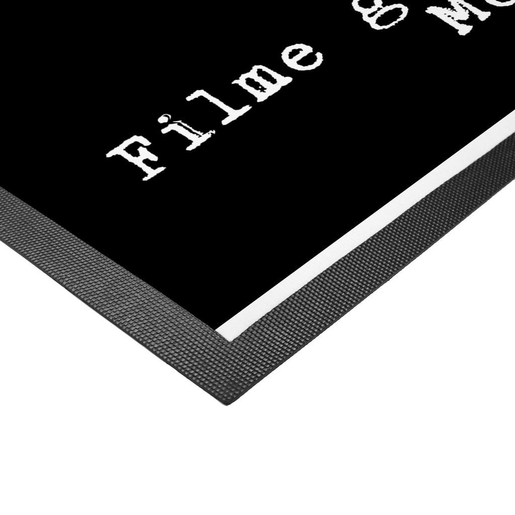 Fußmatte Fuchs Filme gucken Medizin Filmabend, Filme gucken, TV, Fernsehen, Kino,  Türvorleger, Schmutzmatte, Fußabtreter, Matte, Schmutzfänger, Fußabstreifer, Schmutzfangmatte, Türmatte, Motivfußmatte,  Haustürmatte, Vorleger  Geschenk, Sport, Sportart, Hobby, Schenken, Danke, Dankeschön, Auszeichnung, Gewinn, Sportler