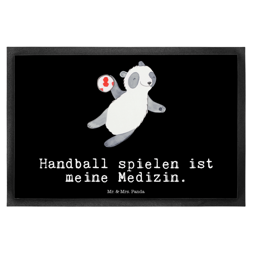 Fußmatte Panda Handball spielen Medizin Handball spielen, Handball Turnier, Handball Club, Handball Verein Türvorleger, Schmutzmatte, Fußabtreter, Matte, Schmutzfänger, Fußabstreifer, Schmutzfangmatte, Türmatte, Motivfußmatte,  Haustürmatte, Vorleger  Geschenk, Sport, Sportart, Hobby, Schenken, Danke, Dankeschön, Auszeichnung, Gewinn, Sportler
