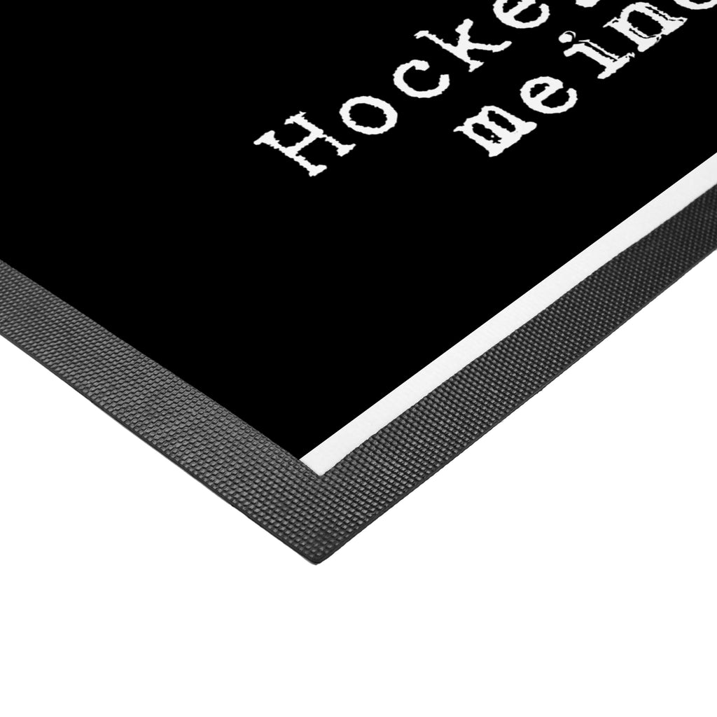 Fußmatte Panda Hockey spielen Medizin Hockey spielen, Feldhockey, Hockeyschläger, Hockey Verein Türvorleger, Schmutzmatte, Fußabtreter, Matte, Schmutzfänger, Fußabstreifer, Schmutzfangmatte, Türmatte, Motivfußmatte,  Haustürmatte, Vorleger  Geschenk, Sport, Sportart, Hobby, Schenken, Danke, Dankeschön, Auszeichnung, Gewinn, Sportler