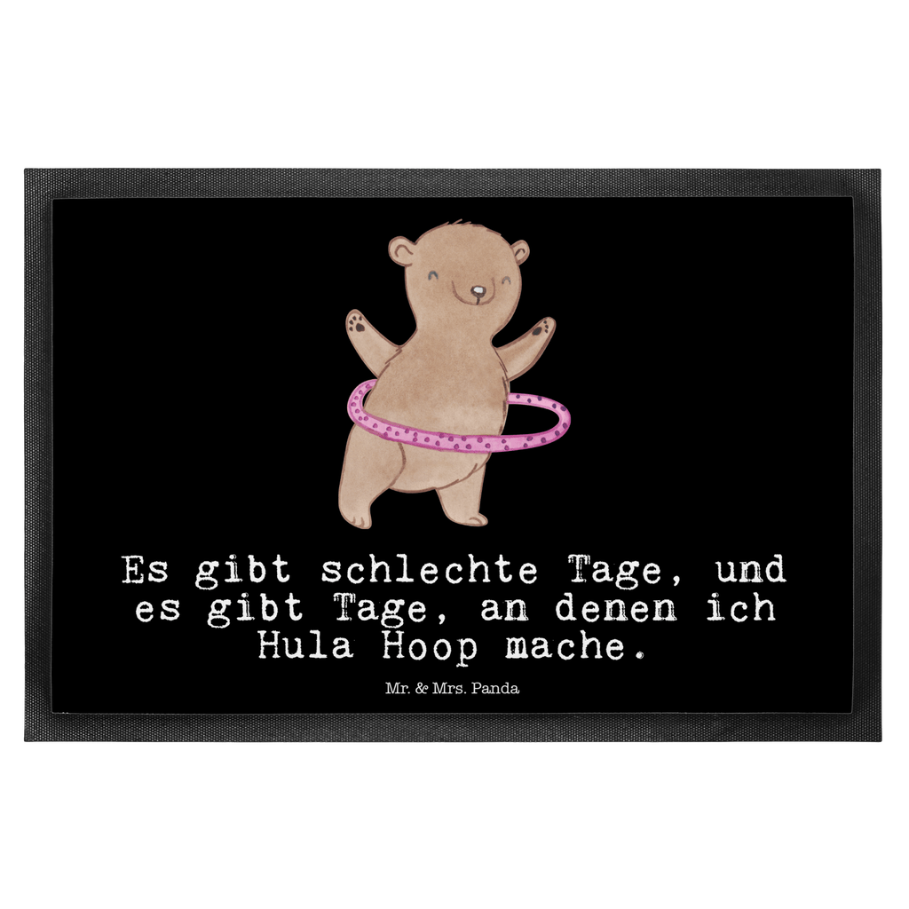Fußmatte Bär Hula Hoop Tage Hula Hoop, Fitness, Sport, Training Türvorleger, Schmutzmatte, Fußabtreter, Matte, Schmutzfänger, Fußabstreifer, Schmutzfangmatte, Türmatte, Motivfußmatte,  Haustürmatte, Vorleger  Geschenk, Sport, Sportart, Hobby, Schenken, Danke, Dankeschön, Auszeichnung, Gewinn, Sportler