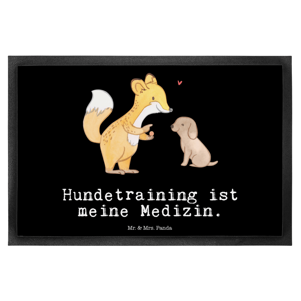 Fußmatte Fuchs Hundetraining Medizin Hundetraining, Hundeerziehung, Hundeschule, Welpenschule, Hundeprüfung Türvorleger, Schmutzmatte, Fußabtreter, Matte, Schmutzfänger, Fußabstreifer, Schmutzfangmatte, Türmatte, Motivfußmatte,  Haustürmatte, Vorleger  Geschenk, Sport, Sportart, Hobby, Schenken, Danke, Dankeschön, Auszeichnung, Gewinn, Sportler