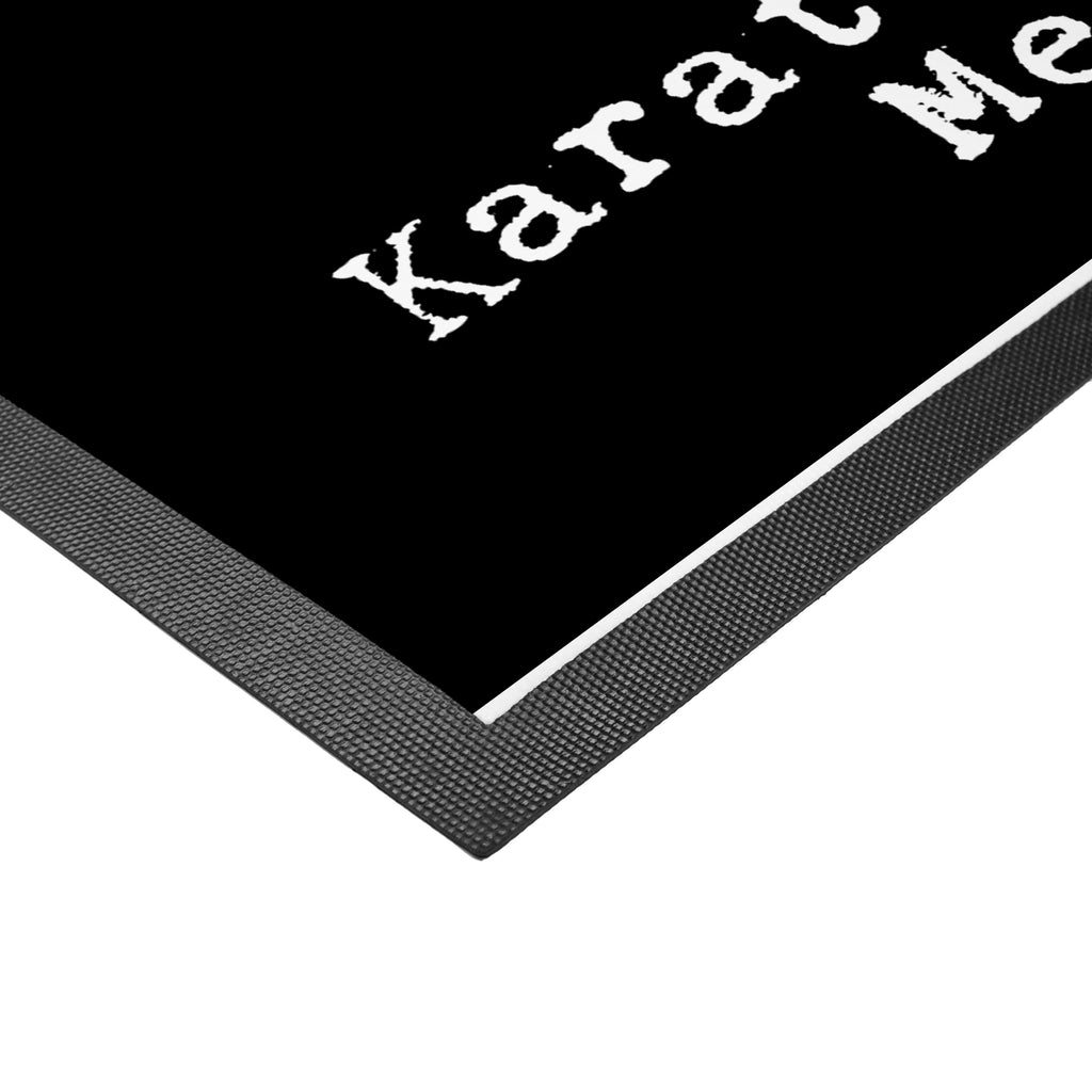 Fußmatte Pinguin Karate Medizin Karate, Kampfsportart, Selbstverteidigung, Kampfkunst, Karate Verein Türvorleger, Schmutzmatte, Fußabtreter, Matte, Schmutzfänger, Fußabstreifer, Schmutzfangmatte, Türmatte, Motivfußmatte,  Haustürmatte, Vorleger  Geschenk, Sport, Sportart, Hobby, Schenken, Danke, Dankeschön, Auszeichnung, Gewinn, Sportler