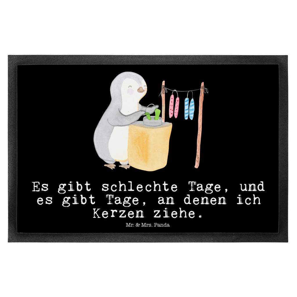 Fußmatte Pinguin Kerzenziehen Tage Kerzenziehen, Kerzen ziehen. DIY, Deko basteln Türvorleger, Schmutzmatte, Fußabtreter, Matte, Schmutzfänger, Fußabstreifer, Schmutzfangmatte, Türmatte, Motivfußmatte,  Haustürmatte, Vorleger  Geschenk, Sport, Sportart, Hobby, Schenken, Danke, Dankeschön, Auszeichnung, Gewinn, Sportler