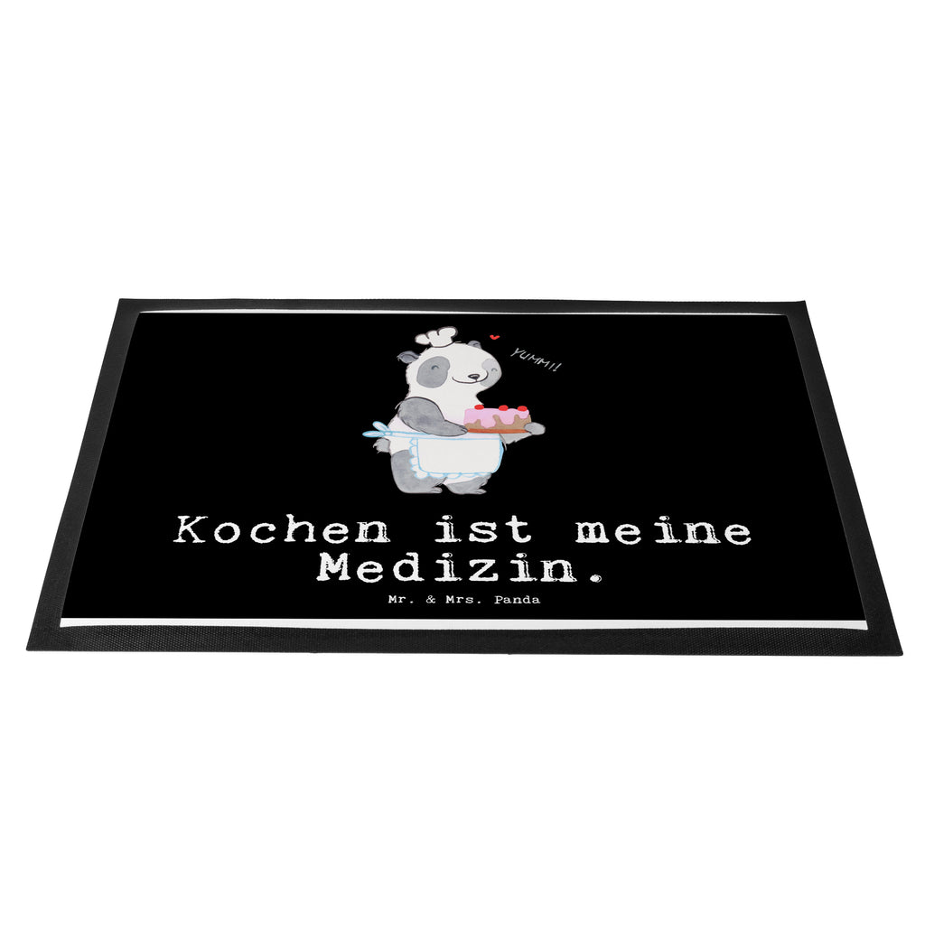 Fußmatte Bär Kochen Medizin Türvorleger, Schmutzmatte, Fußabtreter, Matte, Schmutzfänger, Fußabstreifer, Schmutzfangmatte, Türmatte, Motivfußmatte, Haustürmatte, Vorleger, Geschenk, Sport, Sportart, Hobby, Schenken, Danke, Dankeschön, Auszeichnung, Gewinn, Sportler, Kochen, Hobbykoch, Hobbyköchin