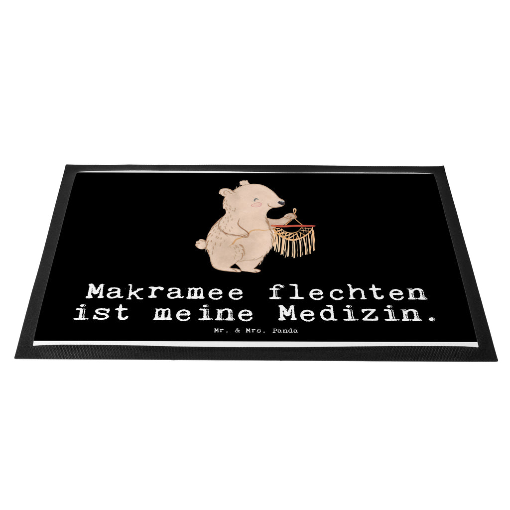 Fußmatte Bär Makramee Medizin Makramee, Basteln, Basteln mit Makramee Türvorleger, Schmutzmatte, Fußabtreter, Matte, Schmutzfänger, Fußabstreifer, Schmutzfangmatte, Türmatte, Motivfußmatte,  Haustürmatte, Vorleger  Geschenk, Sport, Sportart, Hobby, Schenken, Danke, Dankeschön, Auszeichnung, Gewinn, Sportler