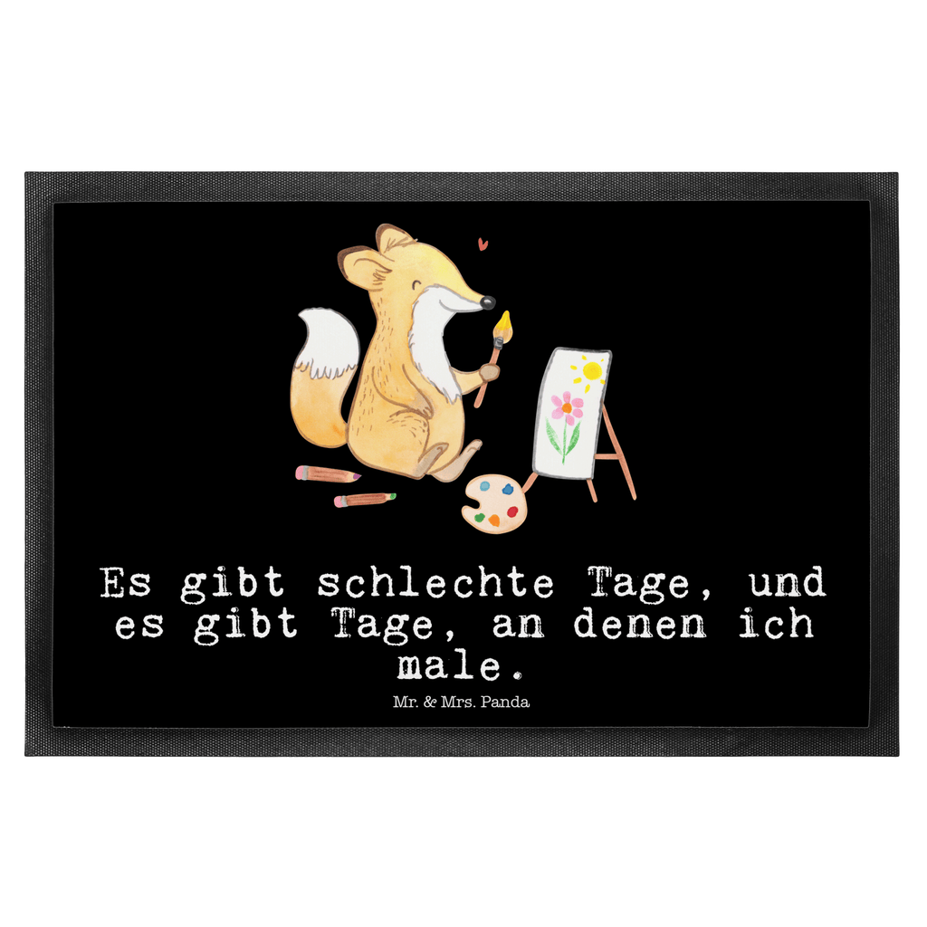 Fußmatte Fuchs  Malen Tage Malen, Zeichnen, Hobbyzeichner, Künstler, Künstlerin Türvorleger, Schmutzmatte, Fußabtreter, Matte, Schmutzfänger, Fußabstreifer, Schmutzfangmatte, Türmatte, Motivfußmatte,  Haustürmatte, Vorleger  Geschenk, Sport, Sportart, Hobby, Schenken, Danke, Dankeschön, Auszeichnung, Gewinn, Sportler