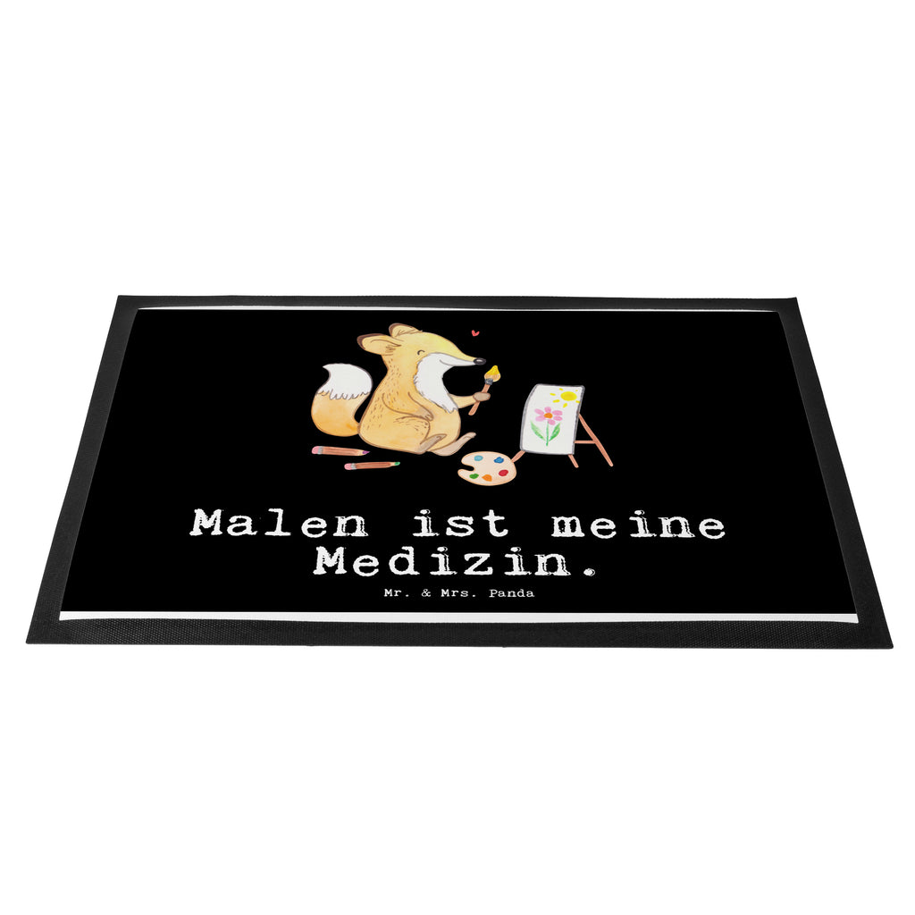 Fußmatte Fuchs  Malen Medizin Malen, Zeichnen, Hobbyzeichner, Künstler, Künstlerin Türvorleger, Schmutzmatte, Fußabtreter, Matte, Schmutzfänger, Fußabstreifer, Schmutzfangmatte, Türmatte, Motivfußmatte,  Haustürmatte, Vorleger  Geschenk, Sport, Sportart, Hobby, Schenken, Danke, Dankeschön, Auszeichnung, Gewinn, Sportler
