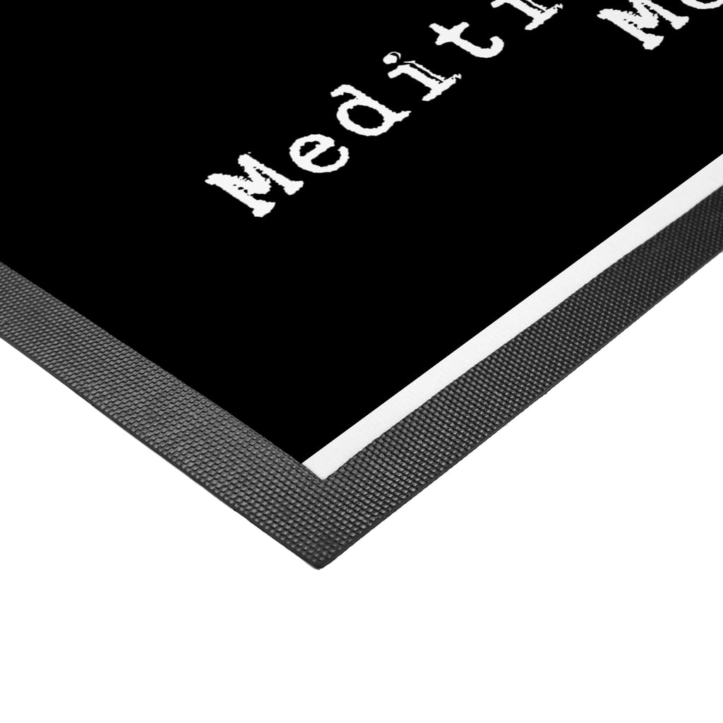 Fußmatte Panda Meditieren Medizin Meditieren, Meditation, Meditationskurs Türvorleger, Schmutzmatte, Fußabtreter, Matte, Schmutzfänger, Fußabstreifer, Schmutzfangmatte, Türmatte, Motivfußmatte,  Haustürmatte, Vorleger  Geschenk, Sport, Sportart, Hobby, Schenken, Danke, Dankeschön, Auszeichnung, Gewinn, Sportler