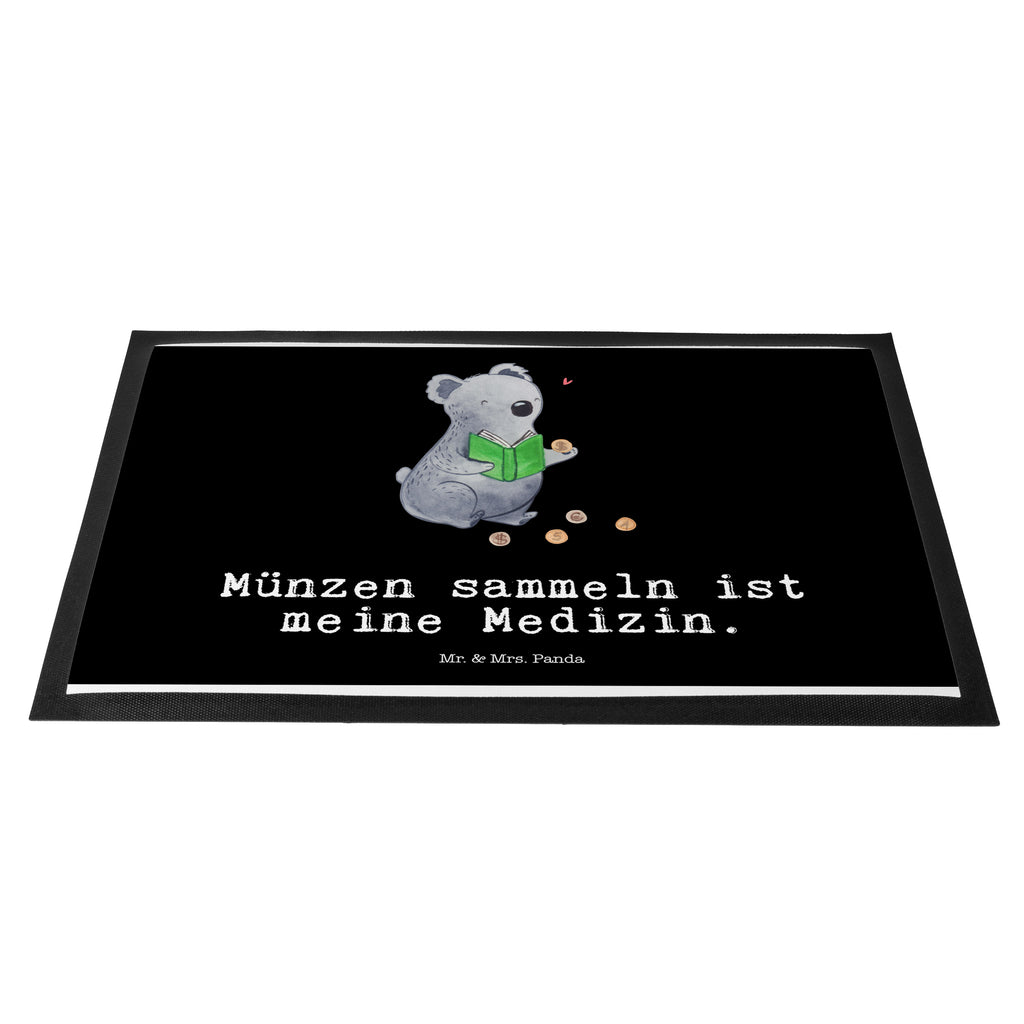 Fußmatte Koala Münzen sammeln Medizin Münzen sammeln, Numismatik, Münzen aus aller Welt Türvorleger, Schmutzmatte, Fußabtreter, Matte, Schmutzfänger, Fußabstreifer, Schmutzfangmatte, Türmatte, Motivfußmatte,  Haustürmatte, Vorleger  Geschenk, Sport, Sportart, Hobby, Schenken, Danke, Dankeschön, Auszeichnung, Gewinn, Sportler