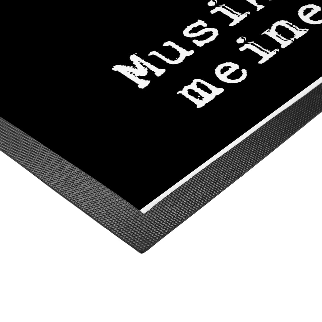Fußmatte Pinguin Musik hören Medizin Musik hören, Lieblingssong Türvorleger, Schmutzmatte, Fußabtreter, Matte, Schmutzfänger, Fußabstreifer, Schmutzfangmatte, Türmatte, Motivfußmatte,  Haustürmatte, Vorleger  Geschenk, Sport, Sportart, Hobby, Schenken, Danke, Dankeschön, Auszeichnung, Gewinn, Sportler