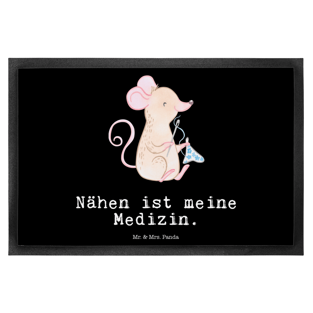 Fußmatte Maus Nähen Medizin Türvorleger, Schmutzmatte, Fußabtreter, Matte, Schmutzfänger, Fußabstreifer, Schmutzfangmatte, Türmatte, Motivfußmatte, Haustürmatte, Vorleger, Geschenk, Sport, Sportart, Hobby, Schenken, Danke, Dankeschön, Auszeichnung, Gewinn, Sportler, Nähen, kreatives Hobby, Nähkurs, Nähmaschine, DIY, Nähprojekte