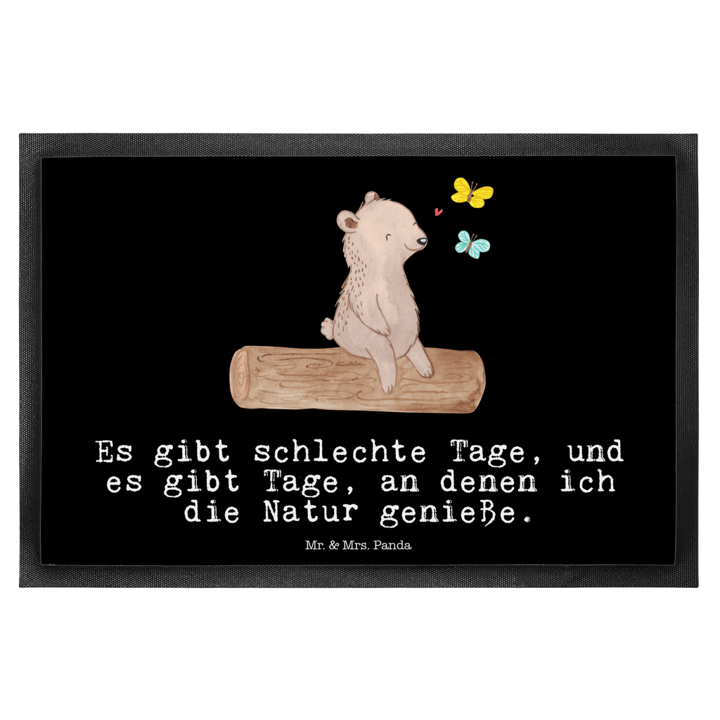 Fußmatte Bär Naturliebhaber Tage Türvorleger, Schmutzmatte, Fußabtreter, Matte, Schmutzfänger, Fußabstreifer, Schmutzfangmatte, Türmatte, Motivfußmatte, Haustürmatte, Vorleger, Geschenk, Sport, Sportart, Hobby, Schenken, Danke, Dankeschön, Auszeichnung, Gewinn, Sportler, Naturliebhaber, Outdoor, Wandern, Nature Lover