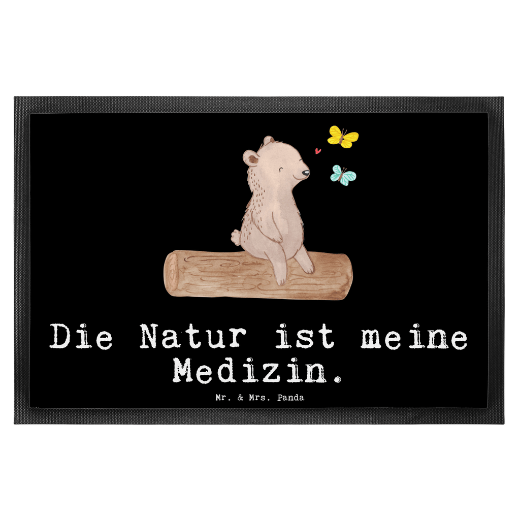 Fußmatte Bär Naturliebhaber Medizin Türvorleger, Schmutzmatte, Fußabtreter, Matte, Schmutzfänger, Fußabstreifer, Schmutzfangmatte, Türmatte, Motivfußmatte, Haustürmatte, Vorleger, Geschenk, Sport, Sportart, Hobby, Schenken, Danke, Dankeschön, Auszeichnung, Gewinn, Sportler, Naturliebhaber, Outdoor, Wandern, Nature Lover