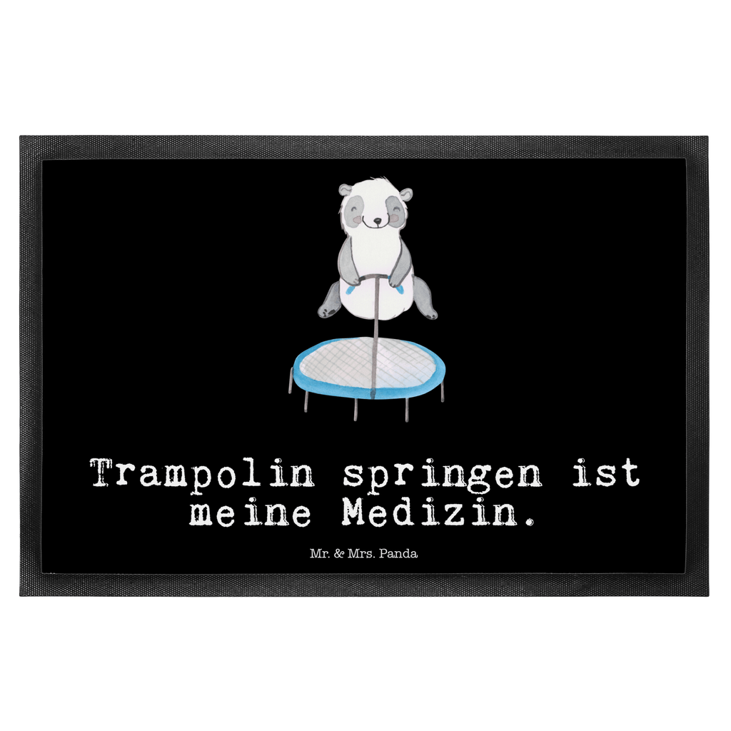 Fußmatte Panda Trampolin springen Medizin Trampolin springen, Trampolin Springen, Trampolin Turnen, Fitnessstudio, Trampolin-Übungen, Trampolin-Workout Türvorleger, Schmutzmatte, Fußabtreter, Matte, Schmutzfänger, Fußabstreifer, Schmutzfangmatte, Türmatte, Motivfußmatte,  Haustürmatte, Vorleger  Geschenk, Sport, Sportart, Hobby, Schenken, Danke, Dankeschön, Auszeichnung, Gewinn, Sportler