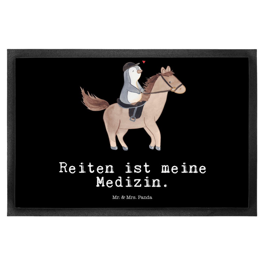 Fußmatte Pferd Reiten Medizin Türvorleger, Schmutzmatte, Fußabtreter, Matte, Schmutzfänger, Fußabstreifer, Schmutzfangmatte, Türmatte, Motivfußmatte, Haustürmatte, Vorleger, Geschenk, Sport, Sportart, Hobby, Schenken, Danke, Dankeschön, Auszeichnung, Gewinn, Sportler, Reiten, Reitsport, Reitverein, Reitstall, Pferde, Pferdereiten, Reittherapie, Therapeutisches Reiten, Reiter Therapie, Pferdereiten als Medizin