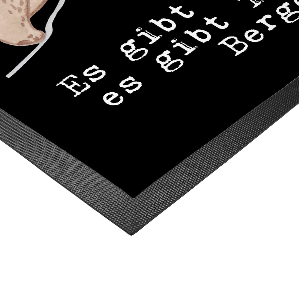 Fußmatte Bär Bergsteigen Tage Türvorleger, Schmutzmatte, Fußabtreter, Matte, Schmutzfänger, Fußabstreifer, Schmutzfangmatte, Türmatte, Motivfußmatte, Haustürmatte, Vorleger, Geschenk, Sport, Sportart, Hobby, Schenken, Danke, Dankeschön, Auszeichnung, Gewinn, Sportler, Bergsteigen, wandern, Bergsport, Trekking, Alpinismus, Alpinwandern
