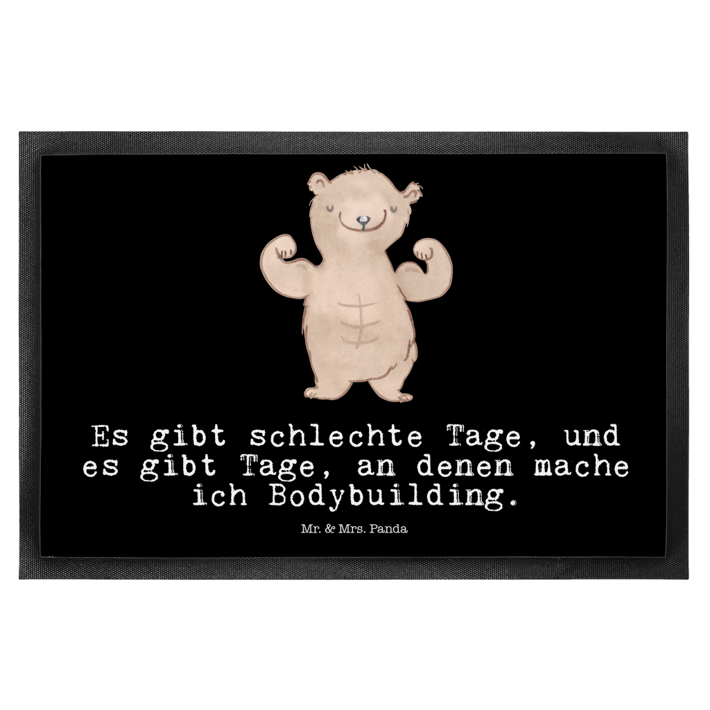 Fußmatte Bär Bodybuilding Tage Bodybuilding, Muskelmasse, Sport, Körpergestaltung, Leistungssport Türvorleger, Schmutzmatte, Fußabtreter, Matte, Schmutzfänger, Fußabstreifer, Schmutzfangmatte, Türmatte, Motivfußmatte,  Haustürmatte, Vorleger  Geschenk, Sport, Sportart, Hobby, Schenken, Danke, Dankeschön, Auszeichnung, Gewinn, Sportler