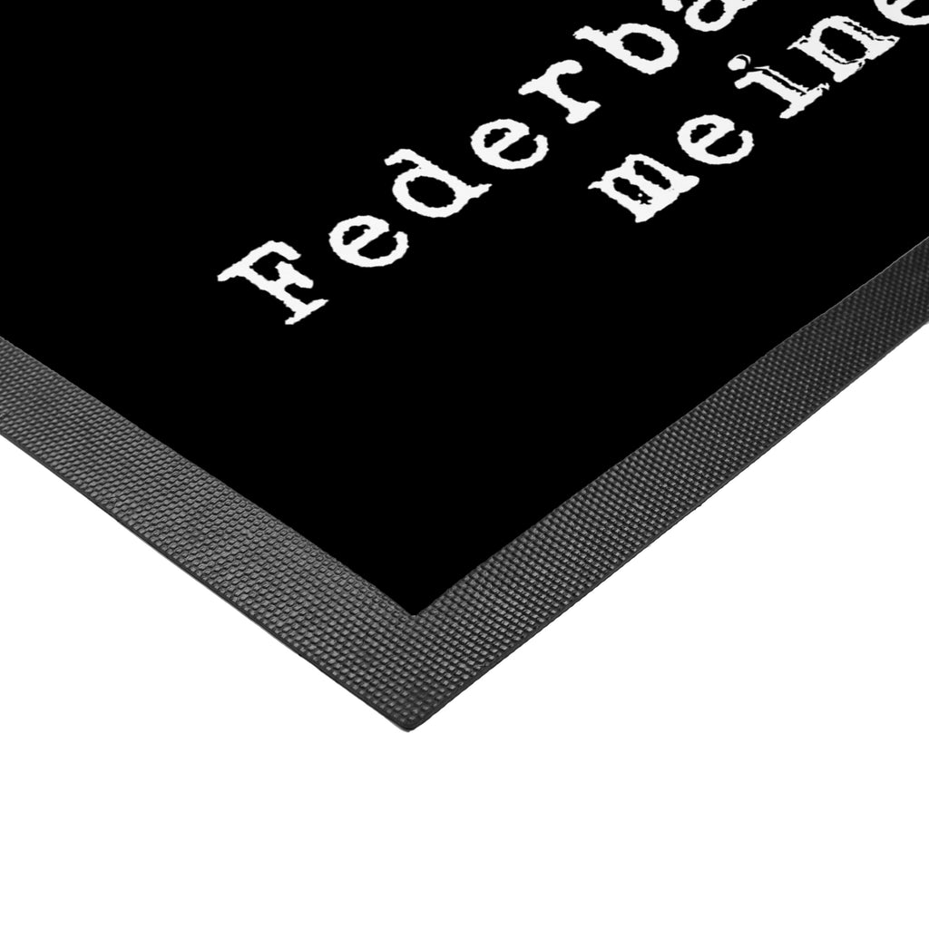 Fußmatte Fuchs Federball spielen Medizin Federball spielen, Badminton Türvorleger, Schmutzmatte, Fußabtreter, Matte, Schmutzfänger, Fußabstreifer, Schmutzfangmatte, Türmatte, Motivfußmatte,  Haustürmatte, Vorleger  Geschenk, Sport, Sportart, Hobby, Schenken, Danke, Dankeschön, Auszeichnung, Gewinn, Sportler