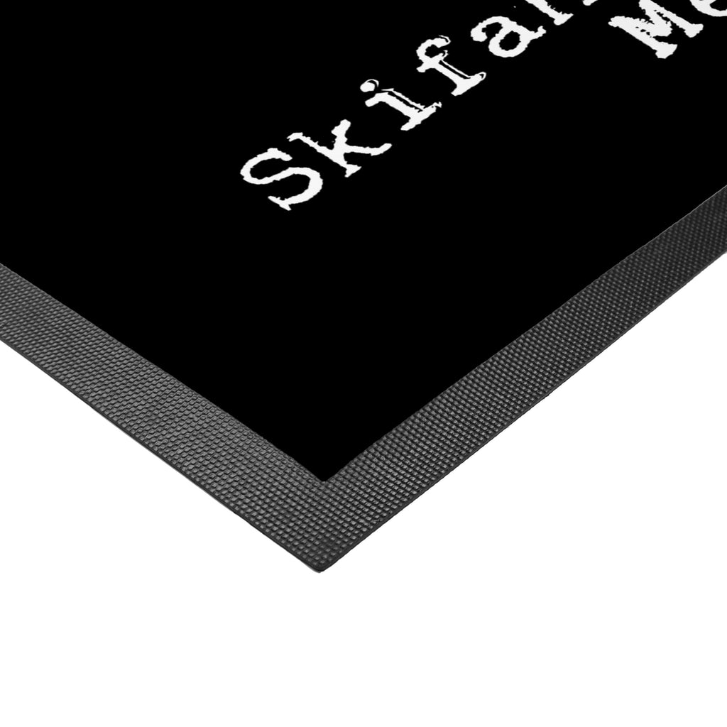 Fußmatte Bär Skifahren Medizin Türvorleger, Schmutzmatte, Fußabtreter, Matte, Schmutzfänger, Fußabstreifer, Schmutzfangmatte, Türmatte, Motivfußmatte, Haustürmatte, Vorleger, Geschenk, Sport, Sportart, Hobby, Schenken, Danke, Dankeschön, Auszeichnung, Gewinn, Sportler, Ski fahren, Skifahren, Skisport, Skiwettbewerb, Skirennen