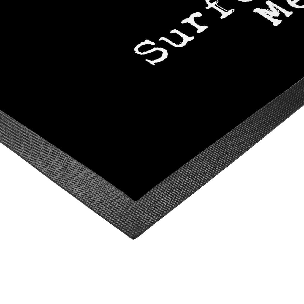 Fußmatte Panda Surfen Medizin Wellenreiten, Surfen, Surfschule, Surfen Erholung Türvorleger, Schmutzmatte, Fußabtreter, Matte, Schmutzfänger, Fußabstreifer, Schmutzfangmatte, Türmatte, Motivfußmatte,  Haustürmatte, Vorleger  Geschenk, Sport, Sportart, Hobby, Schenken, Danke, Dankeschön, Auszeichnung, Gewinn, Sportler