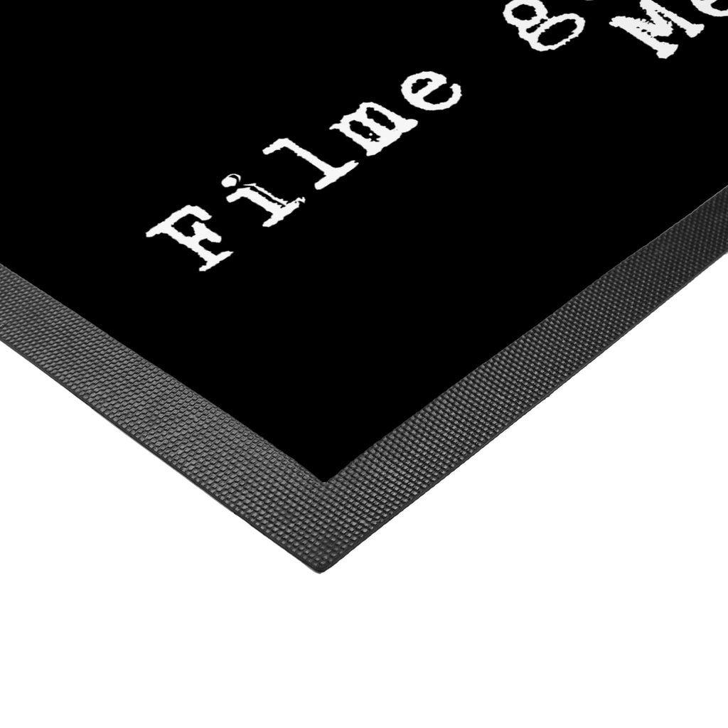 Fußmatte Fuchs Filme gucken Medizin Filmabend, Filme gucken, TV, Fernsehen, Kino,  Türvorleger, Schmutzmatte, Fußabtreter, Matte, Schmutzfänger, Fußabstreifer, Schmutzfangmatte, Türmatte, Motivfußmatte,  Haustürmatte, Vorleger  Geschenk, Sport, Sportart, Hobby, Schenken, Danke, Dankeschön, Auszeichnung, Gewinn, Sportler