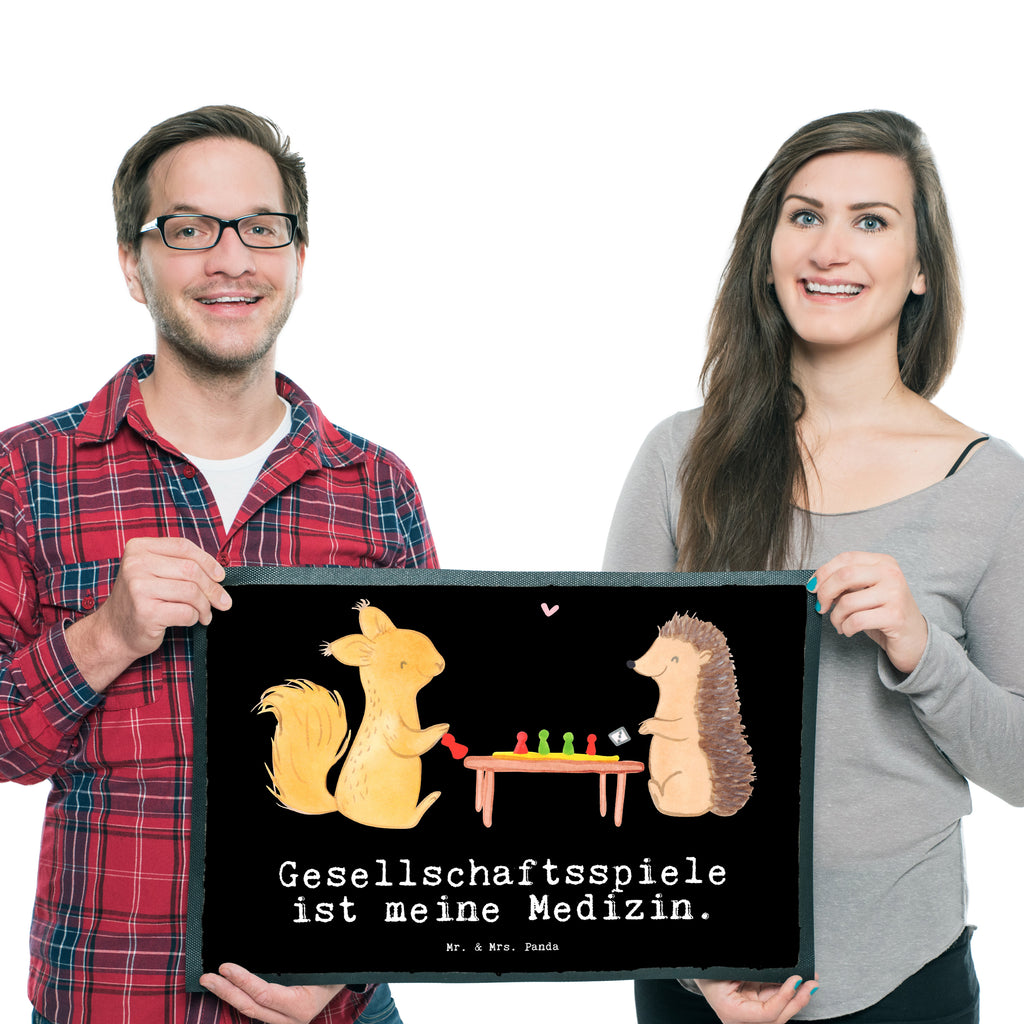 Fußmatte Eichhörnchen Gesellschaftsspiele Medizin Gesellschaftsspiele, Spielen, Spieleabend Türvorleger, Schmutzmatte, Fußabtreter, Matte, Schmutzfänger, Fußabstreifer, Schmutzfangmatte, Türmatte, Motivfußmatte,  Haustürmatte, Vorleger  Geschenk, Sport, Sportart, Hobby, Schenken, Danke, Dankeschön, Auszeichnung, Gewinn, Sportler
