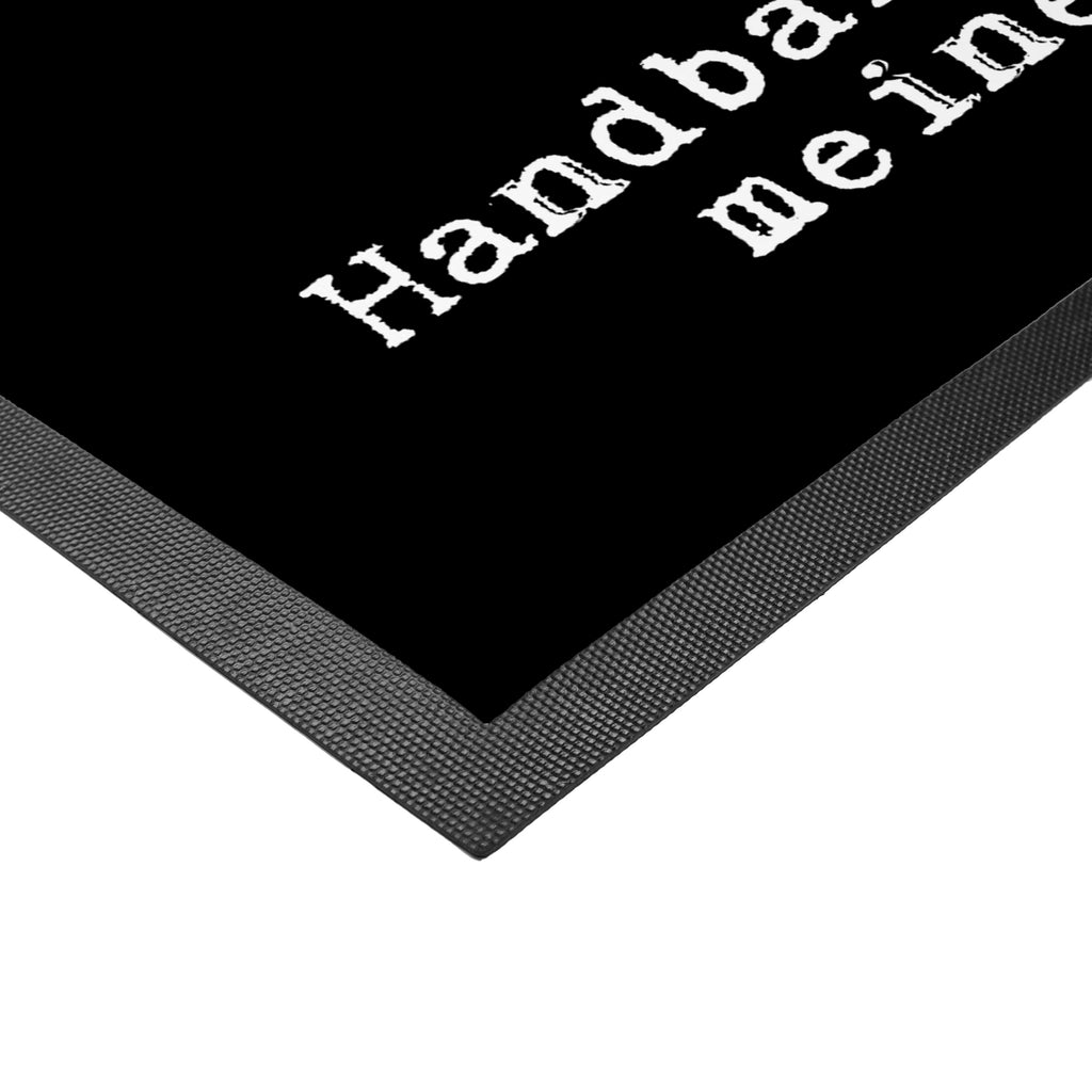 Fußmatte Panda Handball spielen Medizin Handball spielen, Handball Turnier, Handball Club, Handball Verein Türvorleger, Schmutzmatte, Fußabtreter, Matte, Schmutzfänger, Fußabstreifer, Schmutzfangmatte, Türmatte, Motivfußmatte,  Haustürmatte, Vorleger  Geschenk, Sport, Sportart, Hobby, Schenken, Danke, Dankeschön, Auszeichnung, Gewinn, Sportler