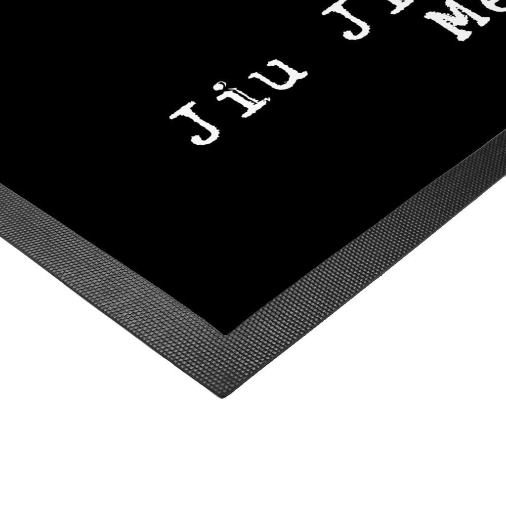 Fußmatte Panda Jiu Jitsu Medizin Jiu Jitsu, japanische Kampfkunst, Selbstverteidigung Türvorleger, Schmutzmatte, Fußabtreter, Matte, Schmutzfänger, Fußabstreifer, Schmutzfangmatte, Türmatte, Motivfußmatte,  Haustürmatte, Vorleger  Geschenk, Sport, Sportart, Hobby, Schenken, Danke, Dankeschön, Auszeichnung, Gewinn, Sportler