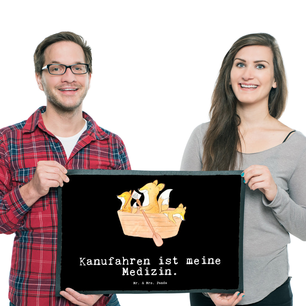 Fußmatte Bär Kanufahren Medizin Türvorleger, Schmutzmatte, Fußabtreter, Matte, Schmutzfänger, Fußabstreifer, Schmutzfangmatte, Türmatte, Motivfußmatte, Haustürmatte, Vorleger, Geschenk, Sport, Sportart, Hobby, Schenken, Danke, Dankeschön, Auszeichnung, Gewinn, Sportler, Kanu fahren, Kanu Schule, Kanuverleih, Kanutour, Paddeltour