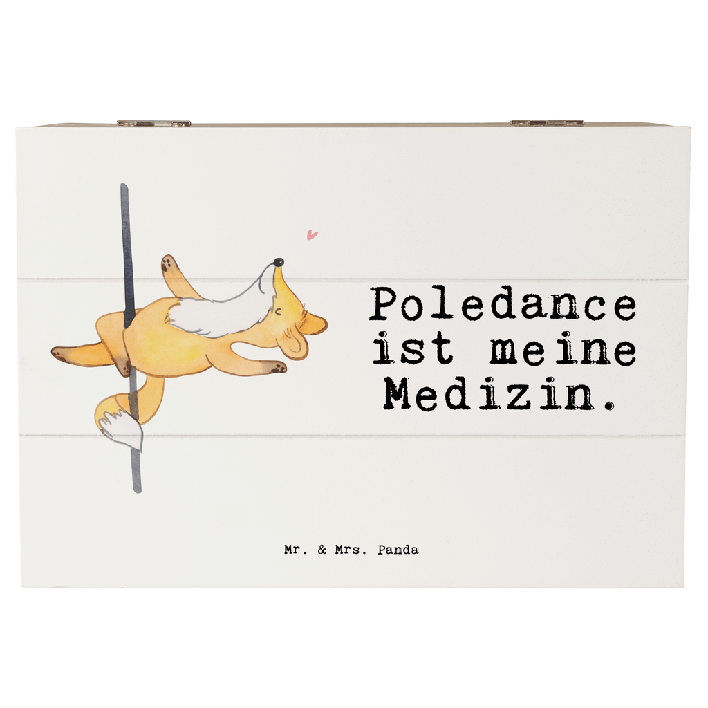 Holzkiste Fuchs Poledance Medizin Holzkiste, Kiste, Schatzkiste, Truhe, Schatulle, XXL, Erinnerungsbox, Erinnerungskiste, Dekokiste, Aufbewahrungsbox, Geschenk, Sport, Sportart, Hobby, Schenken, Danke, Dankeschön, Auszeichnung, Gewinn, Sportler, Pole Dance, Tanzen, Tanz
