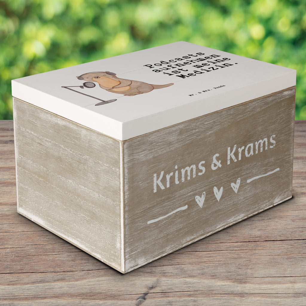 Holzkiste Otter Podcast aufnehmen Medizin Podcast aufnehmen, Podcast produzieren, Podcasterin, Podcaster Holzkiste, Kiste, Schatzkiste, Truhe, Schatulle, XXL,  Erinnerungsbox, Erinnerungskiste, Dekokiste, Aufbewahrungsbox  Geschenk, Sport, Sportart, Hobby, Schenken, Danke, Dankeschön, Auszeichnung, Gewinn, Sportler