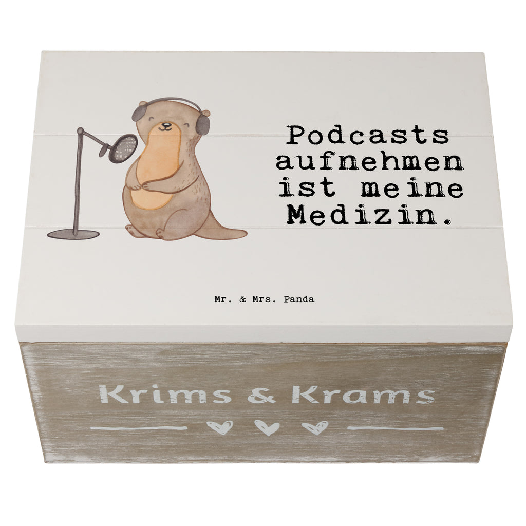 Holzkiste Otter Podcast aufnehmen Medizin Podcast aufnehmen, Podcast produzieren, Podcasterin, Podcaster Holzkiste, Kiste, Schatzkiste, Truhe, Schatulle, XXL,  Erinnerungsbox, Erinnerungskiste, Dekokiste, Aufbewahrungsbox  Geschenk, Sport, Sportart, Hobby, Schenken, Danke, Dankeschön, Auszeichnung, Gewinn, Sportler