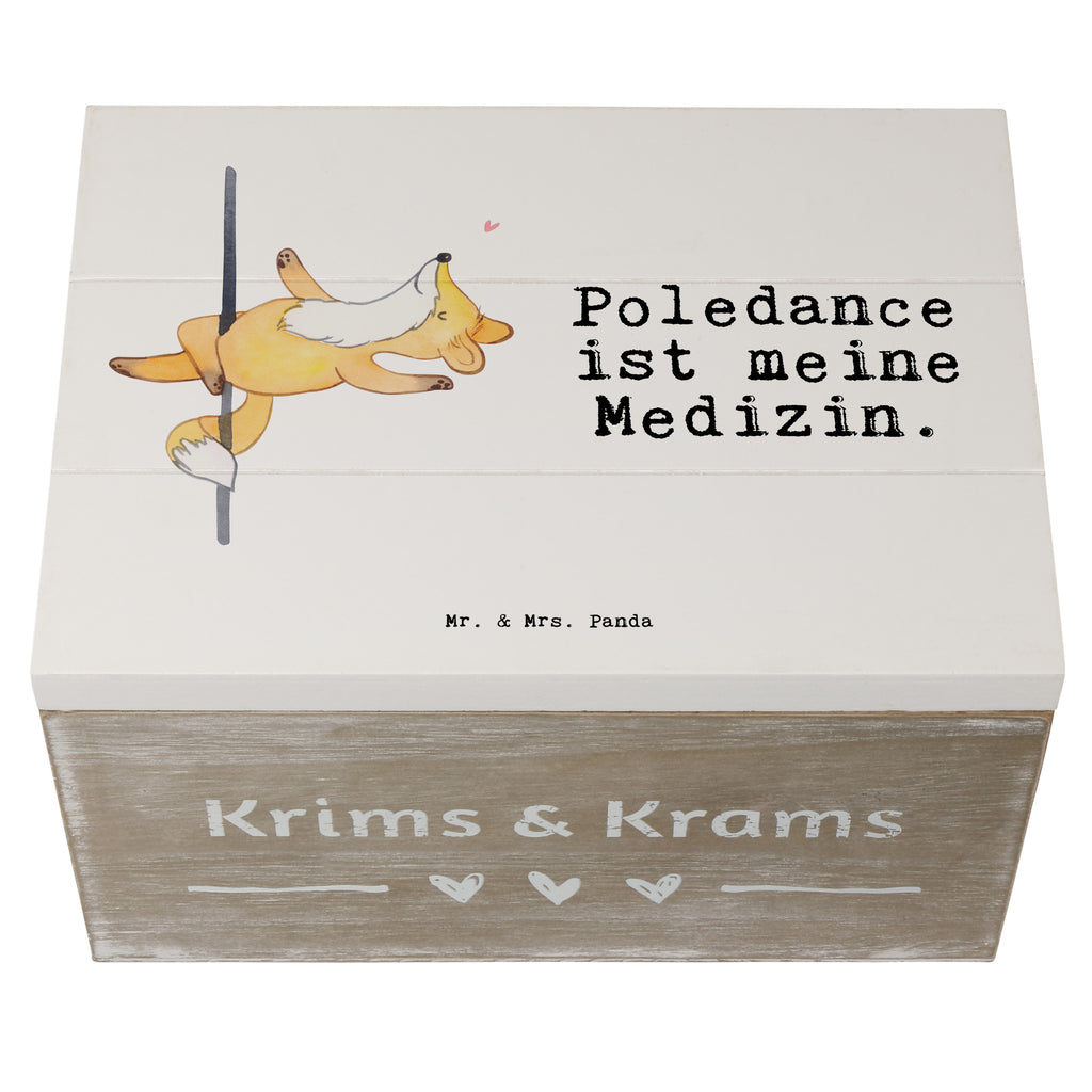 Holzkiste Fuchs Poledance Medizin Holzkiste, Kiste, Schatzkiste, Truhe, Schatulle, XXL, Erinnerungsbox, Erinnerungskiste, Dekokiste, Aufbewahrungsbox, Geschenk, Sport, Sportart, Hobby, Schenken, Danke, Dankeschön, Auszeichnung, Gewinn, Sportler, Pole Dance, Tanzen, Tanz