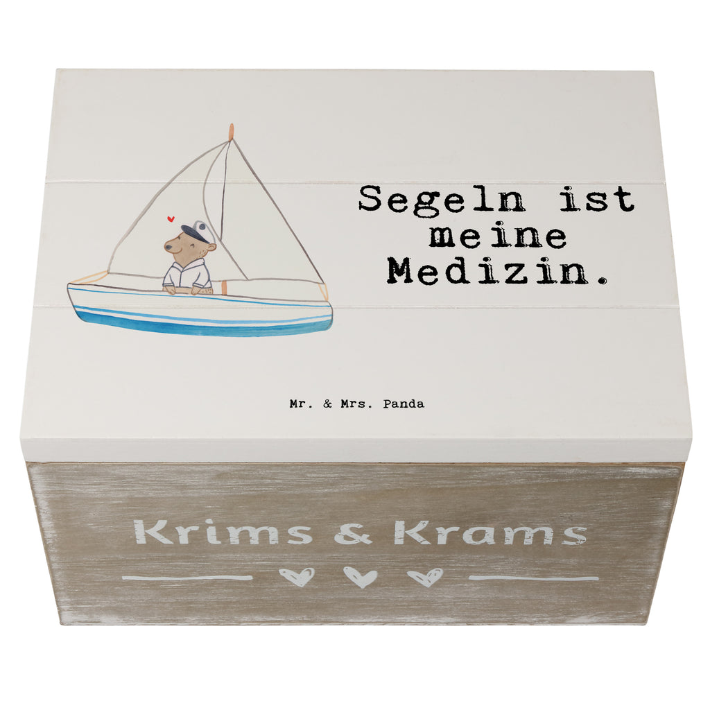 Holzkiste Bär Segeln Medizin Holzkiste, Kiste, Schatzkiste, Truhe, Schatulle, XXL, Erinnerungsbox, Erinnerungskiste, Dekokiste, Aufbewahrungsbox, Geschenk, Sport, Sportart, Hobby, Schenken, Danke, Dankeschön, Auszeichnung, Gewinn, Sportler, segeln, Segeltörn, Segelboot, Segelschule, Yachtclub