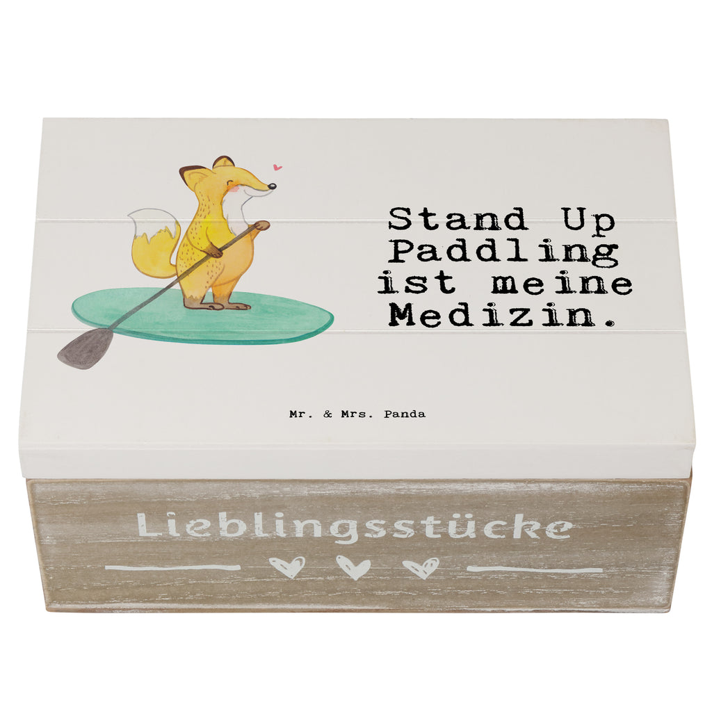 Holzkiste Fuchs Stand Up Paddling Medizin Stand Up Paddling, Paddle Boarding, SUB, subben, Stand up paddle Holzkiste, Kiste, Schatzkiste, Truhe, Schatulle, XXL,  Erinnerungsbox, Erinnerungskiste, Dekokiste, Aufbewahrungsbox  Geschenk, Sport, Sportart, Hobby, Schenken, Danke, Dankeschön, Auszeichnung, Gewinn, Sportler