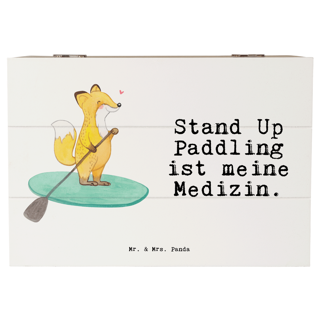 Holzkiste Fuchs Stand Up Paddling Medizin Stand Up Paddling, Paddle Boarding, SUB, subben, Stand up paddle Holzkiste, Kiste, Schatzkiste, Truhe, Schatulle, XXL,  Erinnerungsbox, Erinnerungskiste, Dekokiste, Aufbewahrungsbox  Geschenk, Sport, Sportart, Hobby, Schenken, Danke, Dankeschön, Auszeichnung, Gewinn, Sportler