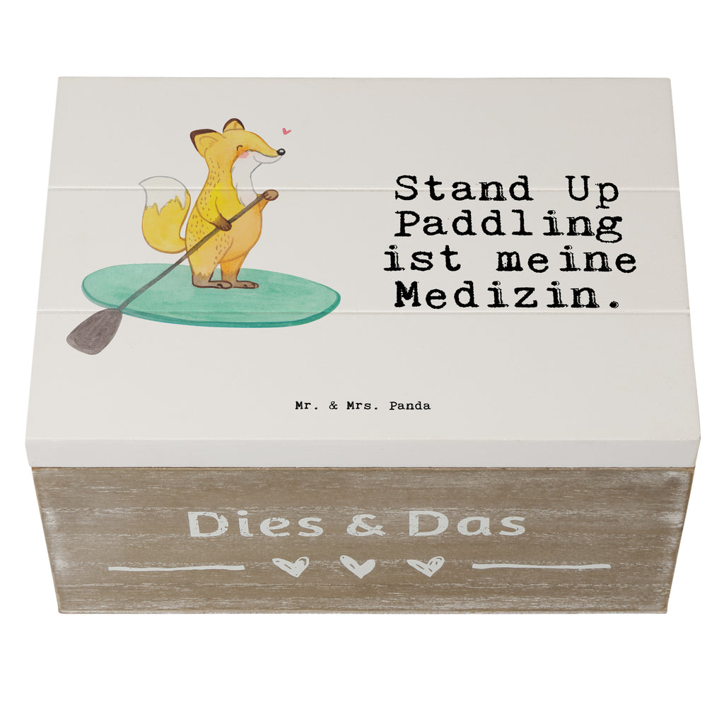 Holzkiste Fuchs Stand Up Paddling Medizin Stand Up Paddling, Paddle Boarding, SUB, subben, Stand up paddle Holzkiste, Kiste, Schatzkiste, Truhe, Schatulle, XXL,  Erinnerungsbox, Erinnerungskiste, Dekokiste, Aufbewahrungsbox  Geschenk, Sport, Sportart, Hobby, Schenken, Danke, Dankeschön, Auszeichnung, Gewinn, Sportler