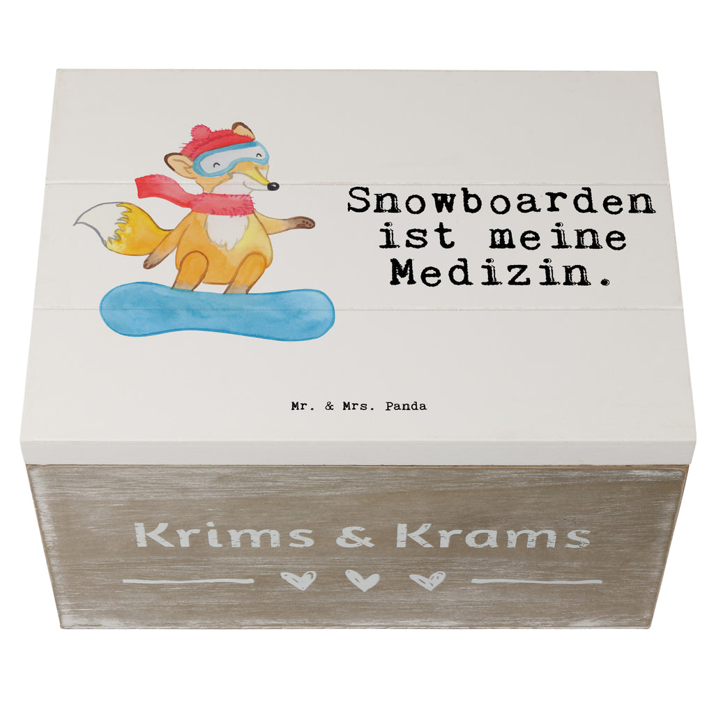 Holzkiste Fuchs Snowboarden Medizin Holzkiste, Kiste, Schatzkiste, Truhe, Schatulle, XXL, Erinnerungsbox, Erinnerungskiste, Dekokiste, Aufbewahrungsbox, Geschenk, Sport, Sportart, Hobby, Schenken, Danke, Dankeschön, Auszeichnung, Gewinn, Sportler, Snowboard, snowboarden, Wintersport, Snowboardschule, Winterurlaub