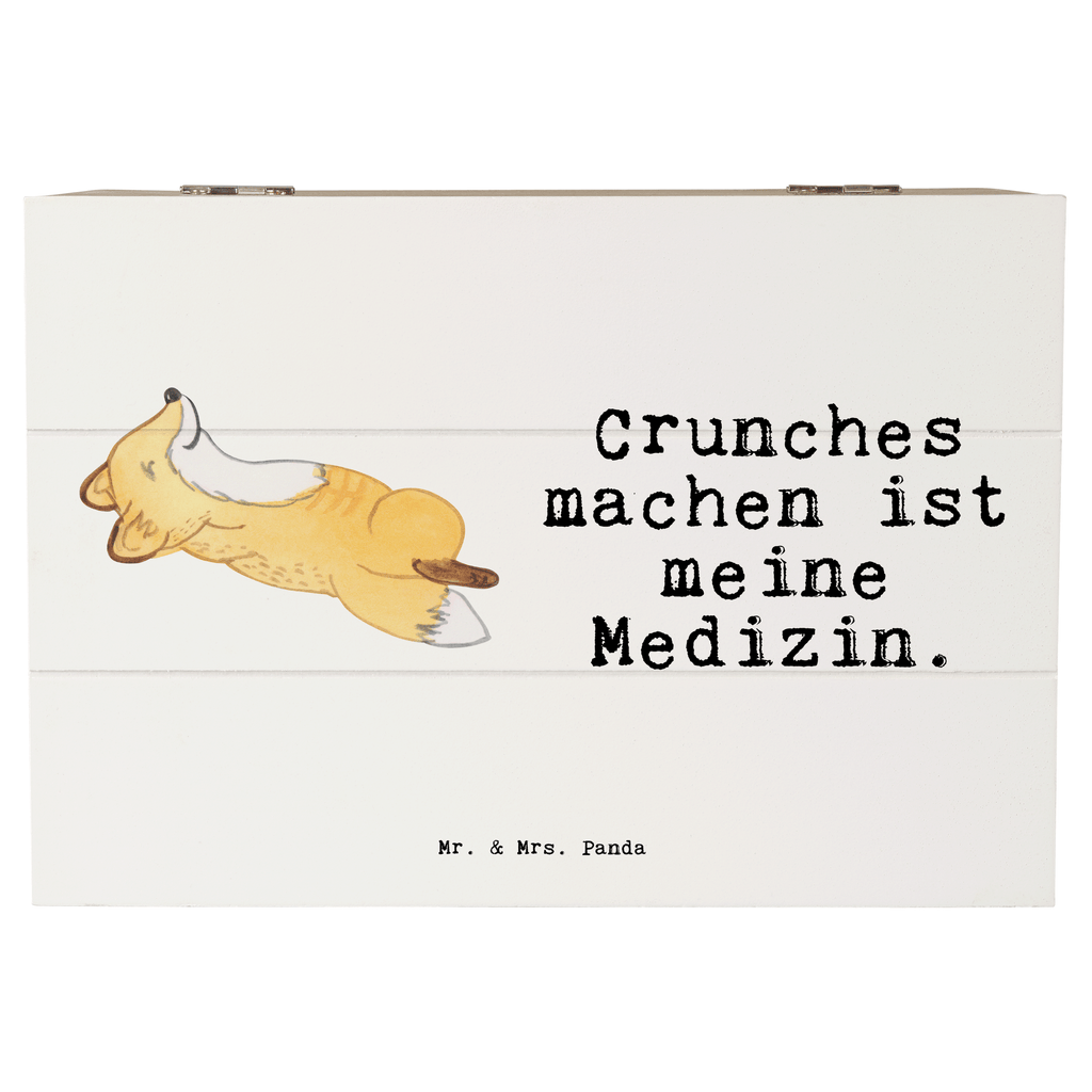 Holzkiste Fuchs Crunches Medizin Crunches, Fitness, Bauchpressen, Fitnessstudio Holzkiste, Kiste, Schatzkiste, Truhe, Schatulle, XXL,  Erinnerungsbox, Erinnerungskiste, Dekokiste, Aufbewahrungsbox  Geschenk, Sport, Sportart, Hobby, Schenken, Danke, Dankeschön, Auszeichnung, Gewinn, Sportler