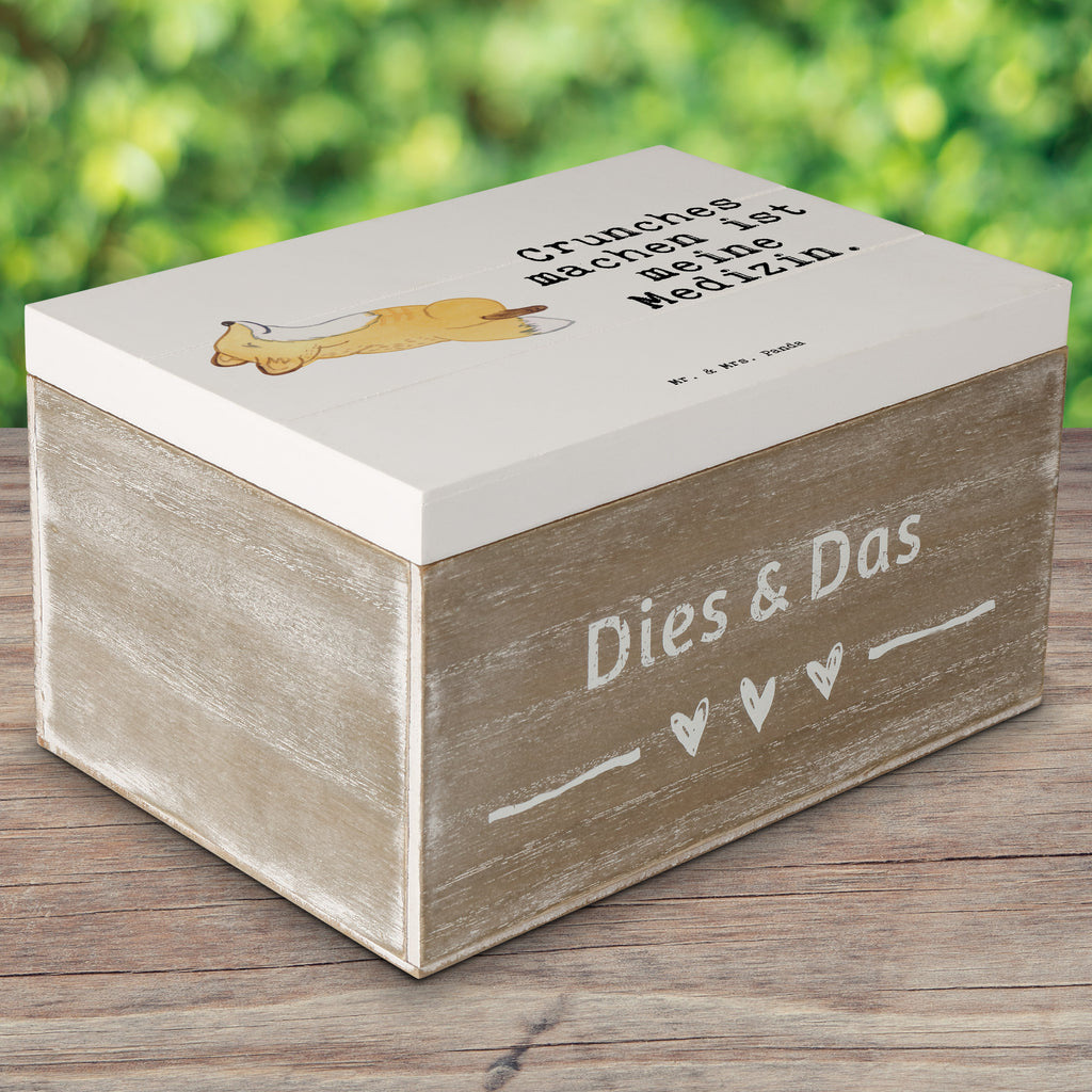 Holzkiste Fuchs Crunches Medizin Crunches, Fitness, Bauchpressen, Fitnessstudio Holzkiste, Kiste, Schatzkiste, Truhe, Schatulle, XXL,  Erinnerungsbox, Erinnerungskiste, Dekokiste, Aufbewahrungsbox  Geschenk, Sport, Sportart, Hobby, Schenken, Danke, Dankeschön, Auszeichnung, Gewinn, Sportler