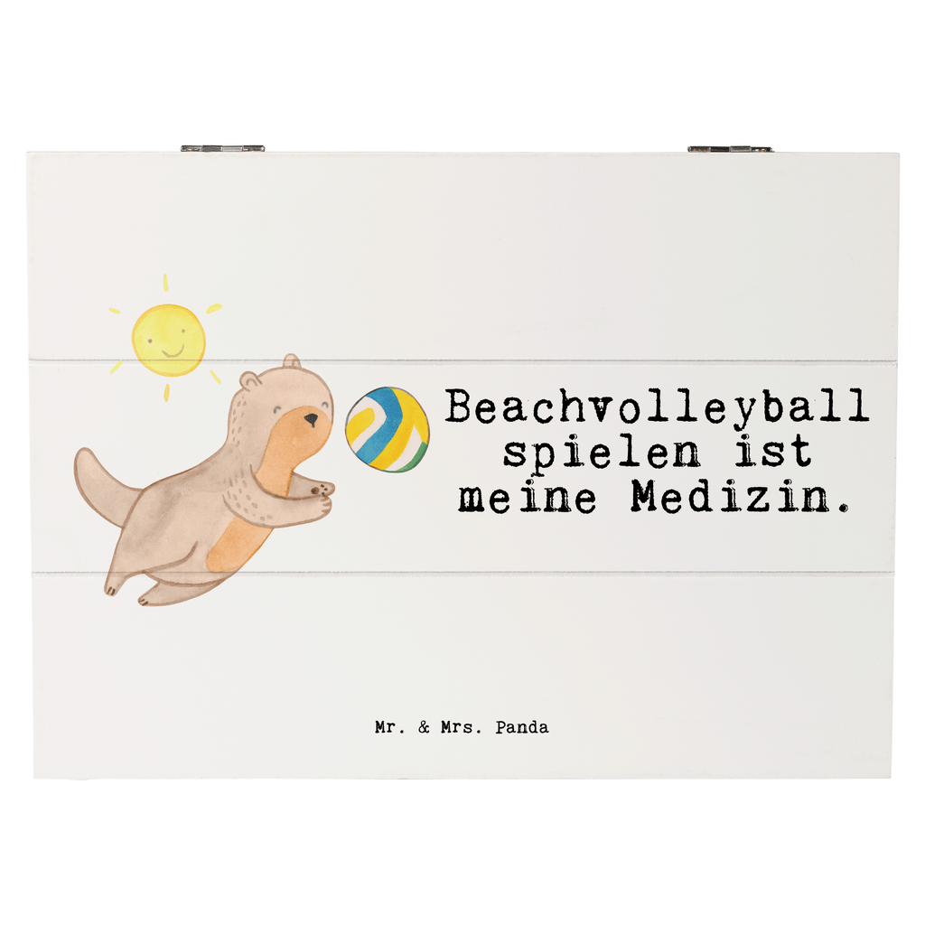 Holzkiste Otter Beachvolleyball Medizin Beachvolleyball, Volleyball, Ballsport, Volleyballturnier, Strandvolleyball, Sandvolleyball, Strandballspielen, Outdoor-Volleyball, Strand-Ballsport Holzkiste, Kiste, Schatzkiste, Truhe, Schatulle, XXL,  Erinnerungsbox, Erinnerungskiste, Dekokiste, Aufbewahrungsbox  Geschenk, Sport, Sportart, Hobby, Schenken, Danke, Dankeschön, Auszeichnung, Gewinn, Sportler