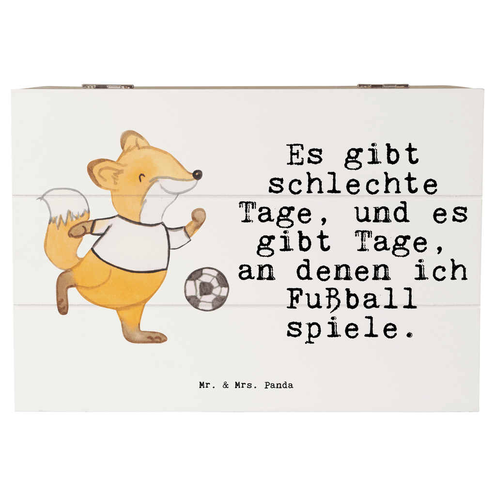 Holzkiste Fuchs Fußball spielen Tage Fußball, Soccer, Fußballer, Bolzen, Bolzplatz, Fußballerin Holzkiste, Kiste, Schatzkiste, Truhe, Schatulle, XXL,  Erinnerungsbox, Erinnerungskiste, Dekokiste, Aufbewahrungsbox  Geschenk, Sport, Sportart, Hobby, Schenken, Danke, Dankeschön, Auszeichnung, Gewinn, Sportler