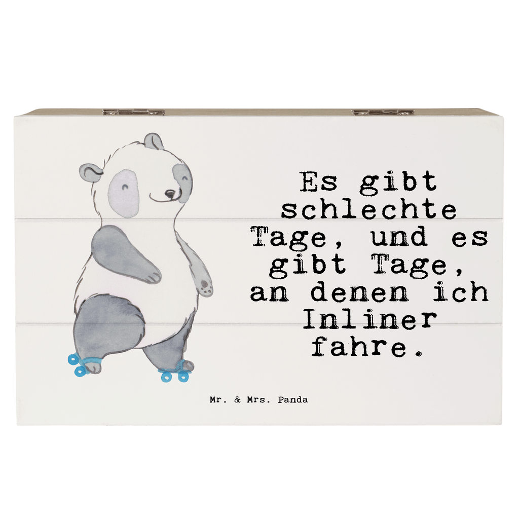 Holzkiste Panda Inliner fahren Tage Inliner fahren, Rollschuh fahren, Rollerblades, inlinern Holzkiste, Kiste, Schatzkiste, Truhe, Schatulle, XXL,  Erinnerungsbox, Erinnerungskiste, Dekokiste, Aufbewahrungsbox  Geschenk, Sport, Sportart, Hobby, Schenken, Danke, Dankeschön, Auszeichnung, Gewinn, Sportler
