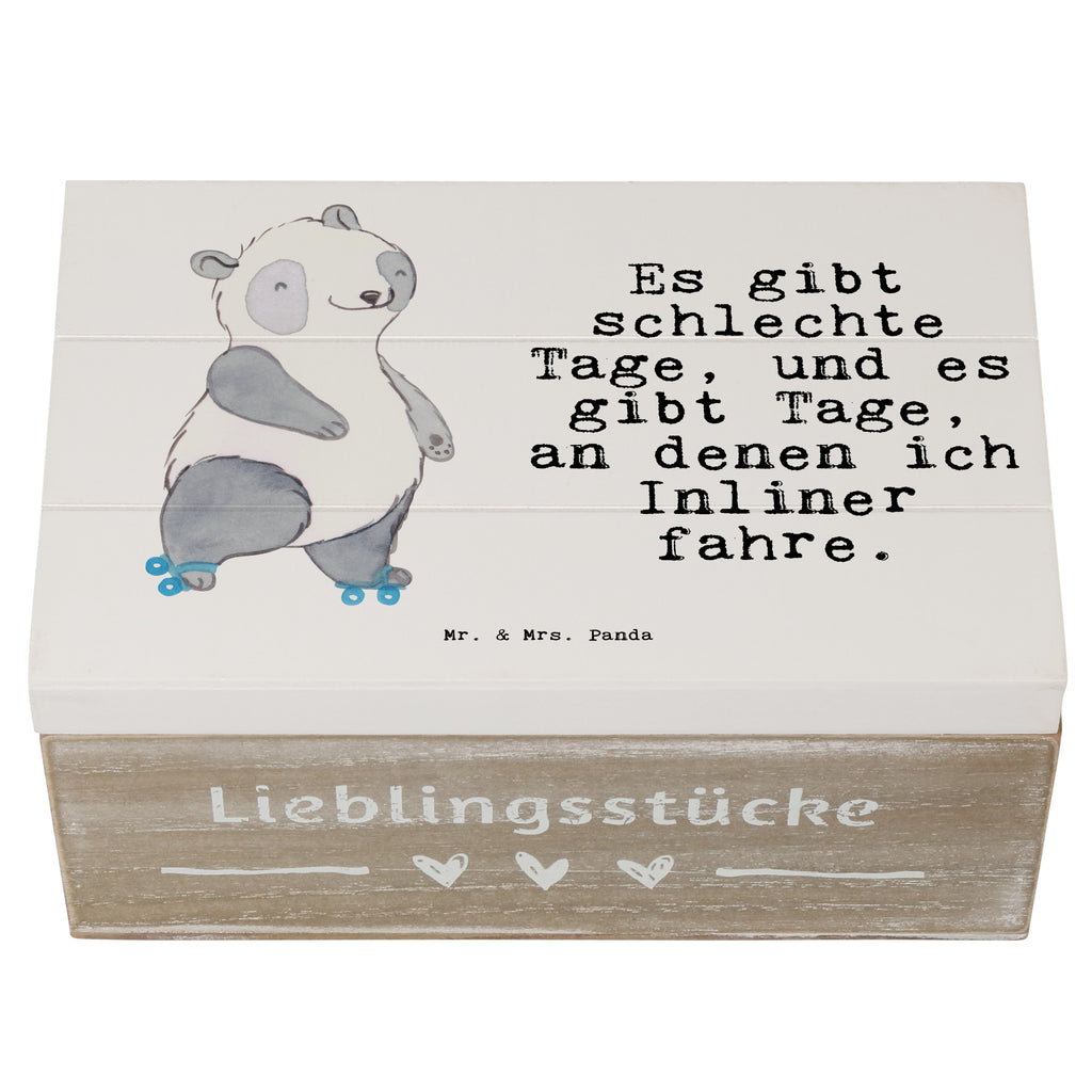 Holzkiste Panda Inliner fahren Tage Inliner fahren, Rollschuh fahren, Rollerblades, inlinern Holzkiste, Kiste, Schatzkiste, Truhe, Schatulle, XXL,  Erinnerungsbox, Erinnerungskiste, Dekokiste, Aufbewahrungsbox  Geschenk, Sport, Sportart, Hobby, Schenken, Danke, Dankeschön, Auszeichnung, Gewinn, Sportler