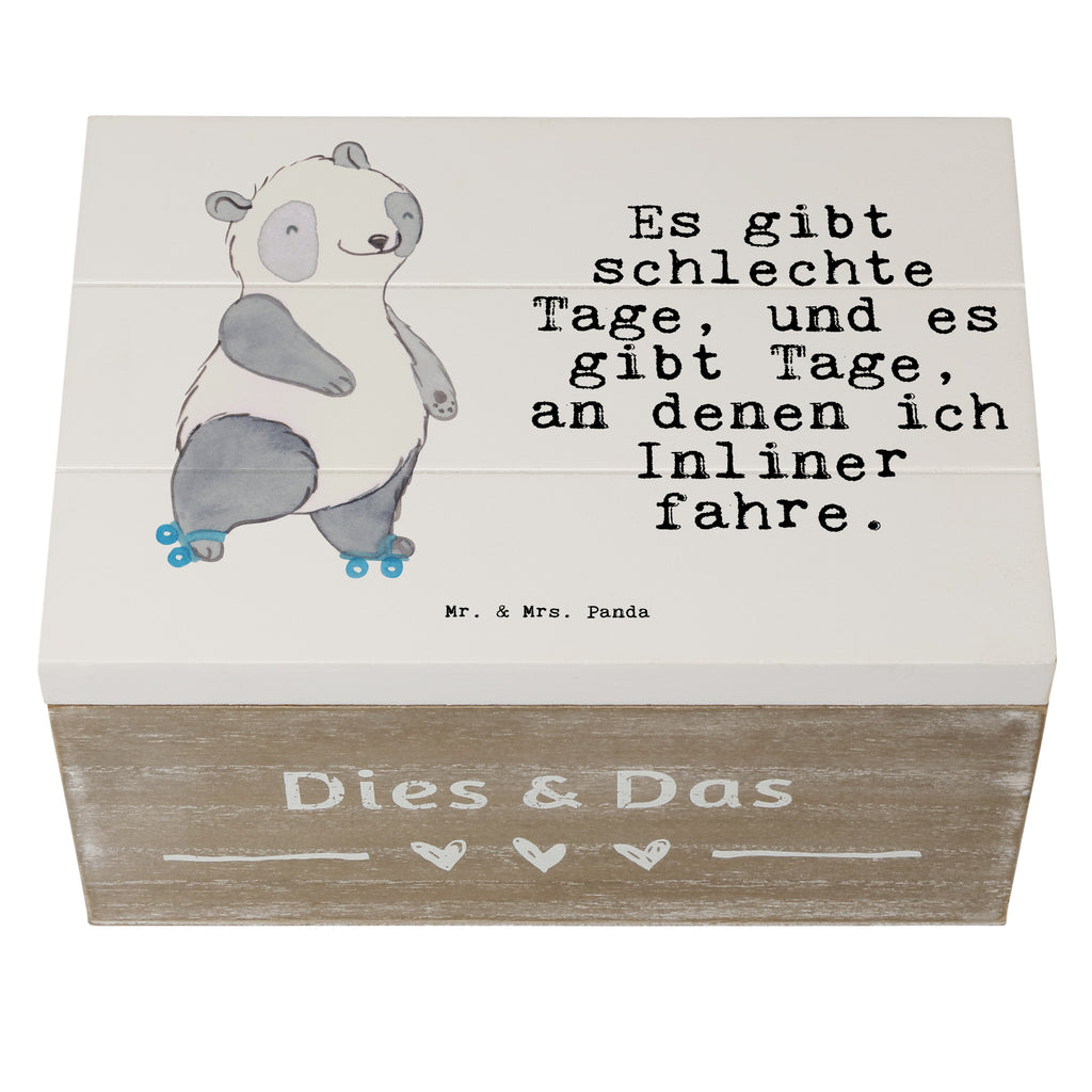 Holzkiste Panda Inliner fahren Tage Inliner fahren, Rollschuh fahren, Rollerblades, inlinern Holzkiste, Kiste, Schatzkiste, Truhe, Schatulle, XXL,  Erinnerungsbox, Erinnerungskiste, Dekokiste, Aufbewahrungsbox  Geschenk, Sport, Sportart, Hobby, Schenken, Danke, Dankeschön, Auszeichnung, Gewinn, Sportler