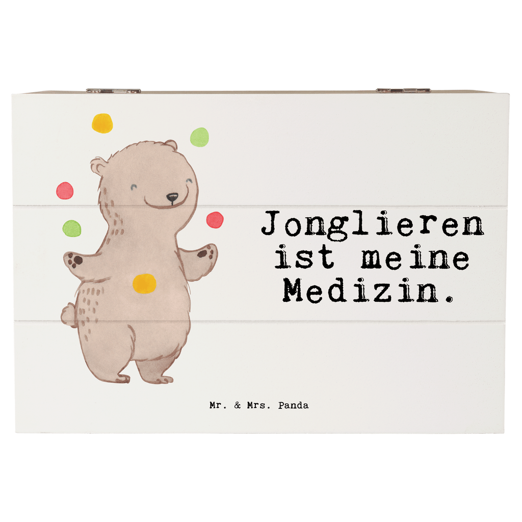 Holzkiste Bär Jonglieren Medizin Holzkiste, Kiste, Schatzkiste, Truhe, Schatulle, XXL, Erinnerungsbox, Erinnerungskiste, Dekokiste, Aufbewahrungsbox, Geschenk, Sport, Sportart, Hobby, Schenken, Danke, Dankeschön, Auszeichnung, Gewinn, Sportler, Jonglieren, Jongleur, Zirkus, Artistik