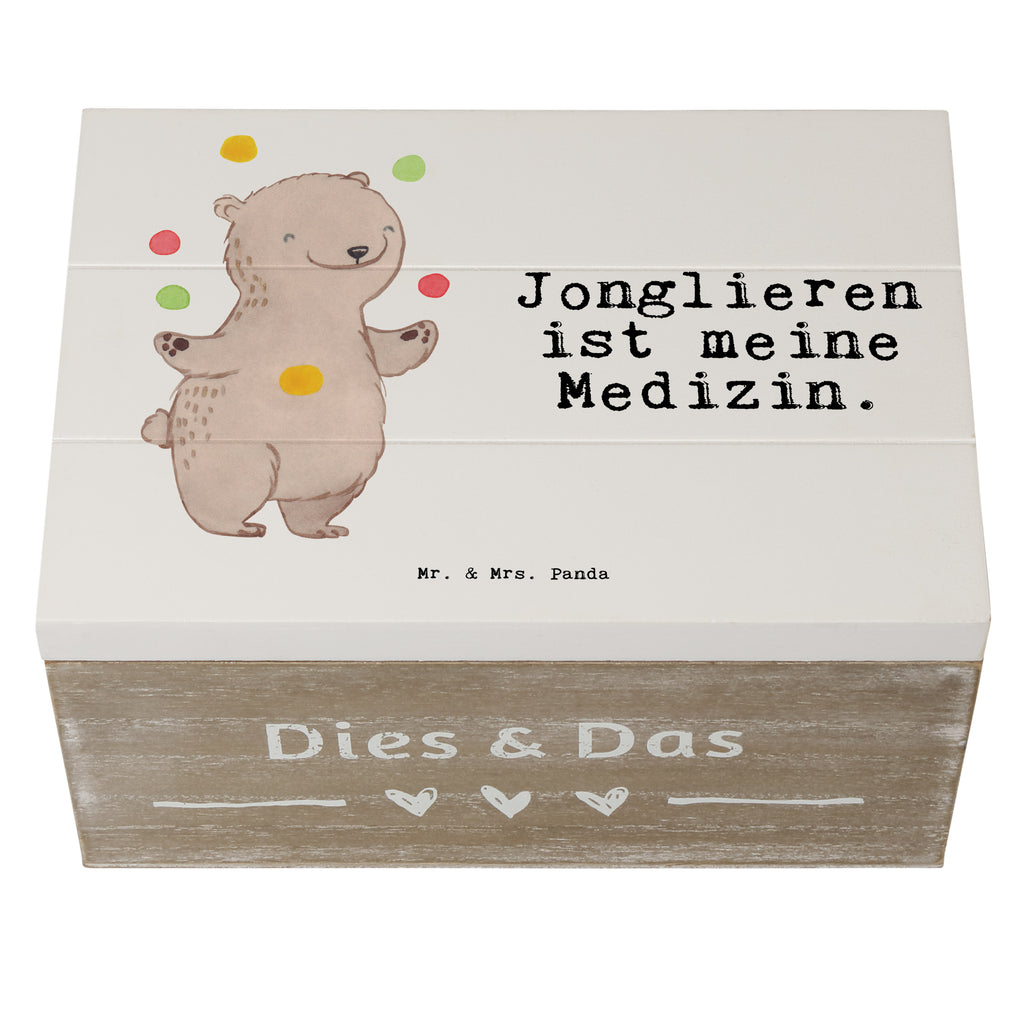 Holzkiste Bär Jonglieren Medizin Holzkiste, Kiste, Schatzkiste, Truhe, Schatulle, XXL, Erinnerungsbox, Erinnerungskiste, Dekokiste, Aufbewahrungsbox, Geschenk, Sport, Sportart, Hobby, Schenken, Danke, Dankeschön, Auszeichnung, Gewinn, Sportler, Jonglieren, Jongleur, Zirkus, Artistik
